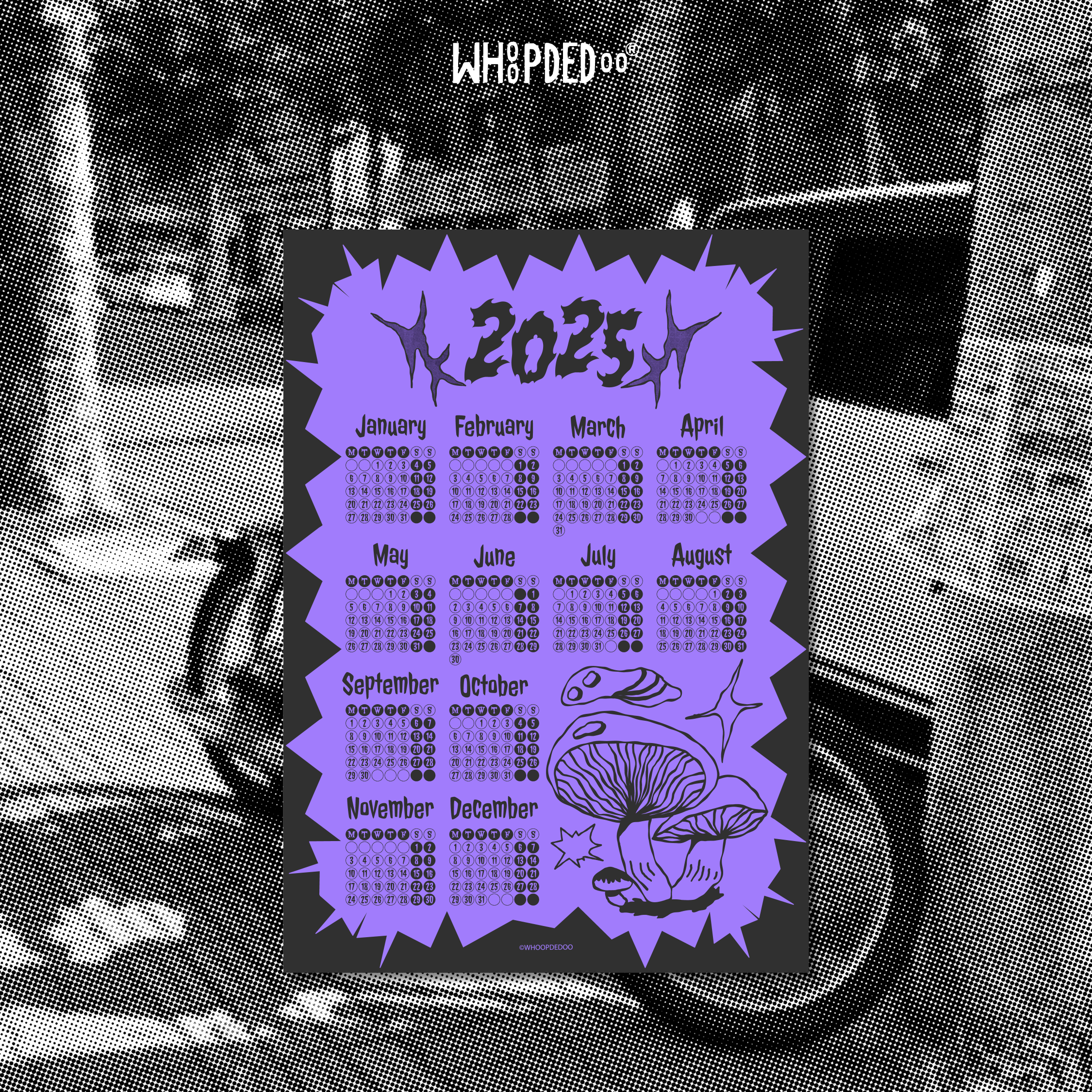 2025 Calendar (A3)