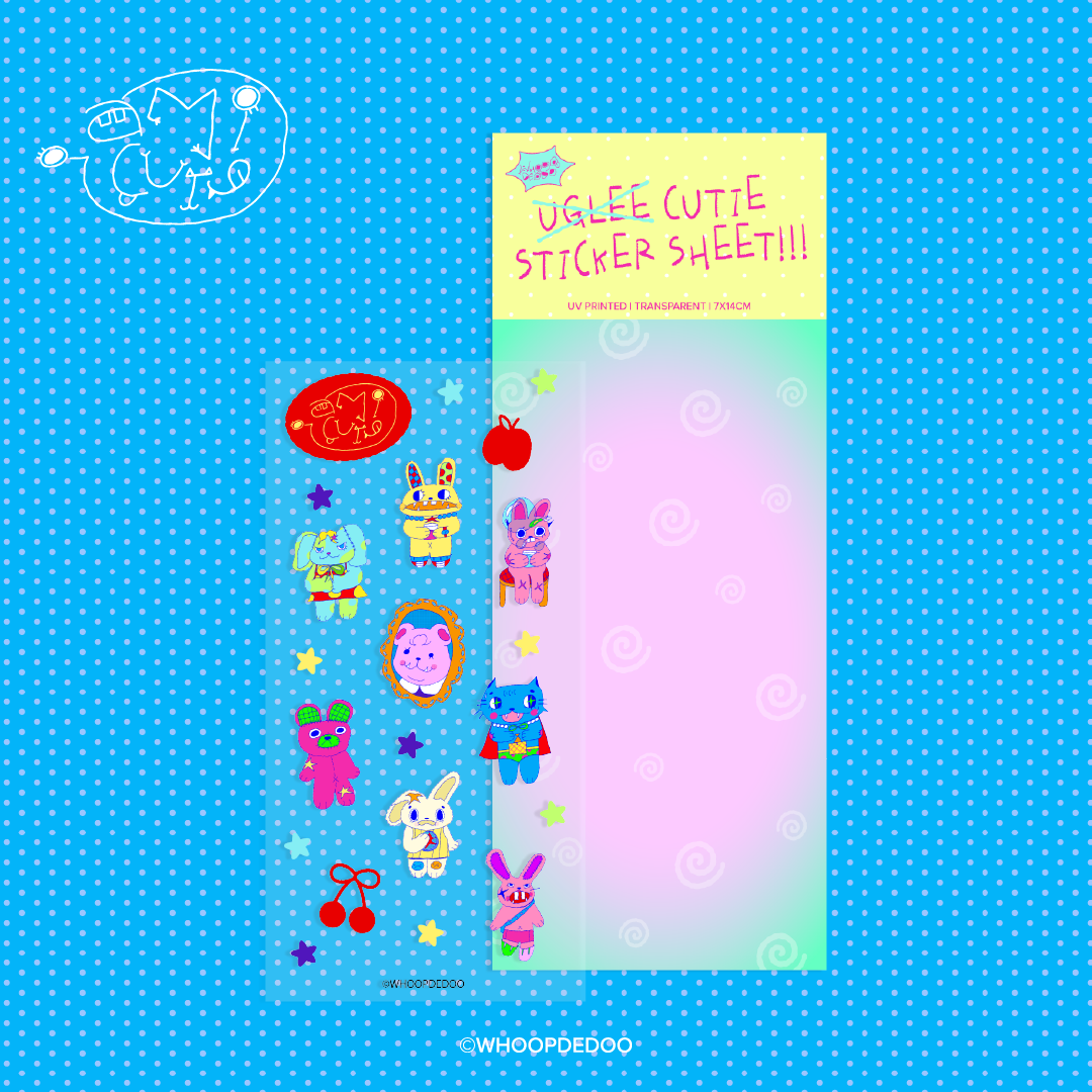 Sticker Sheet - Am I Cute