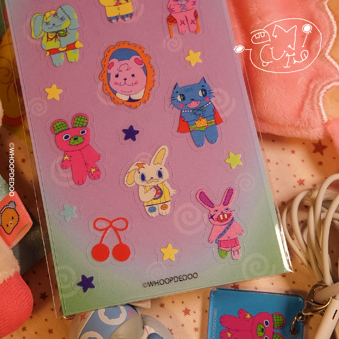 Sticker Sheet - Am I Cute