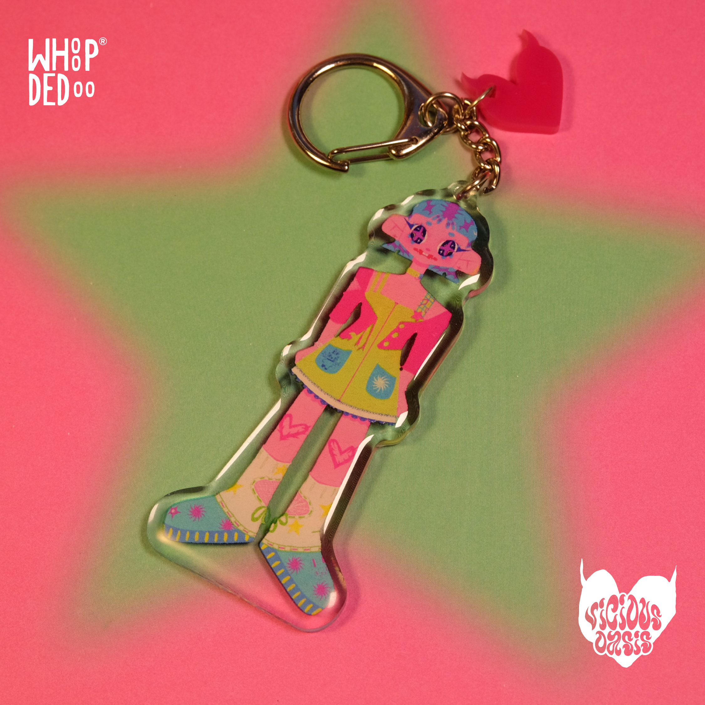 Epoxy Keychain - Meadow