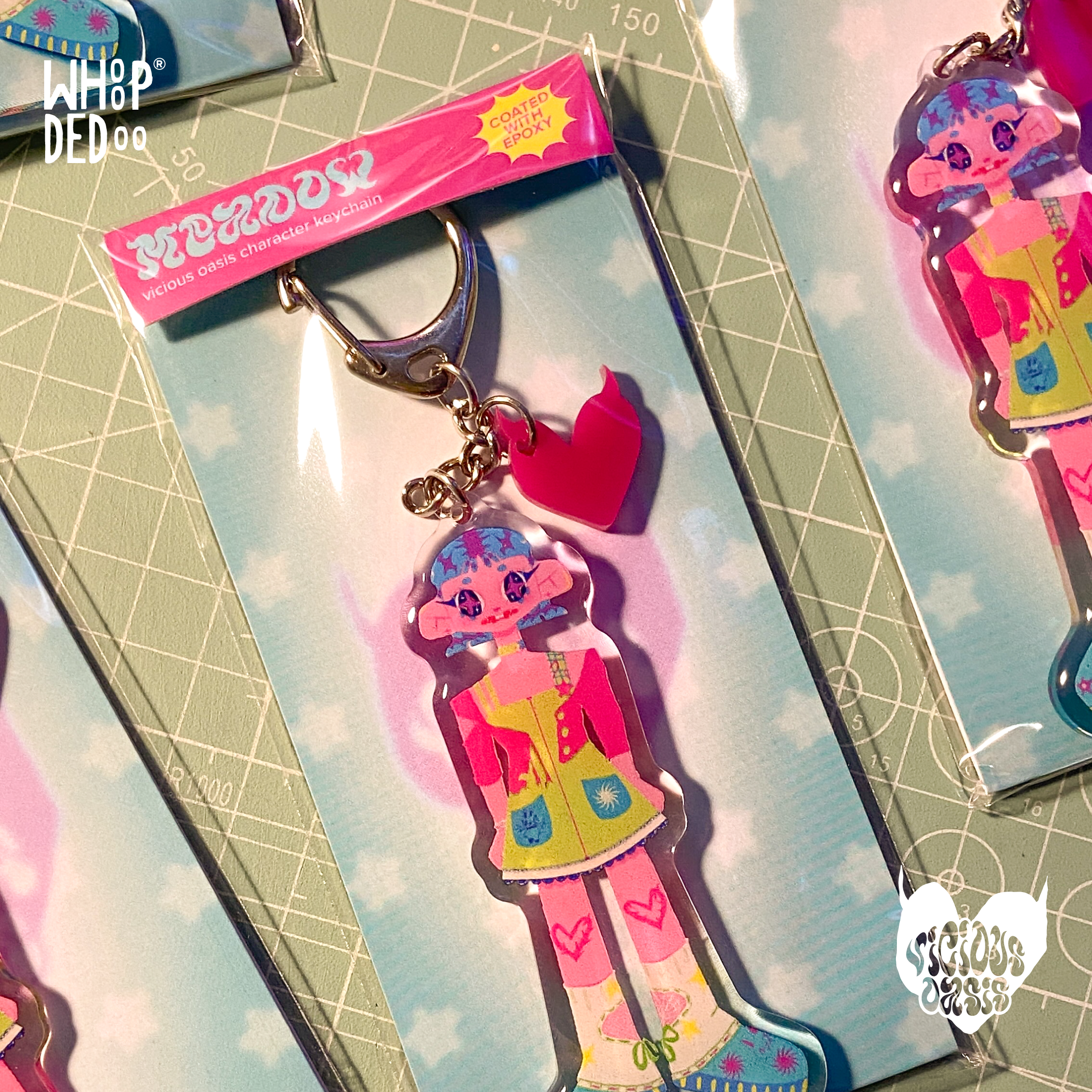 Epoxy Keychain - Meadow