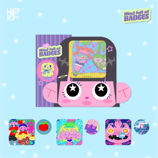 Image of Square Badge Set