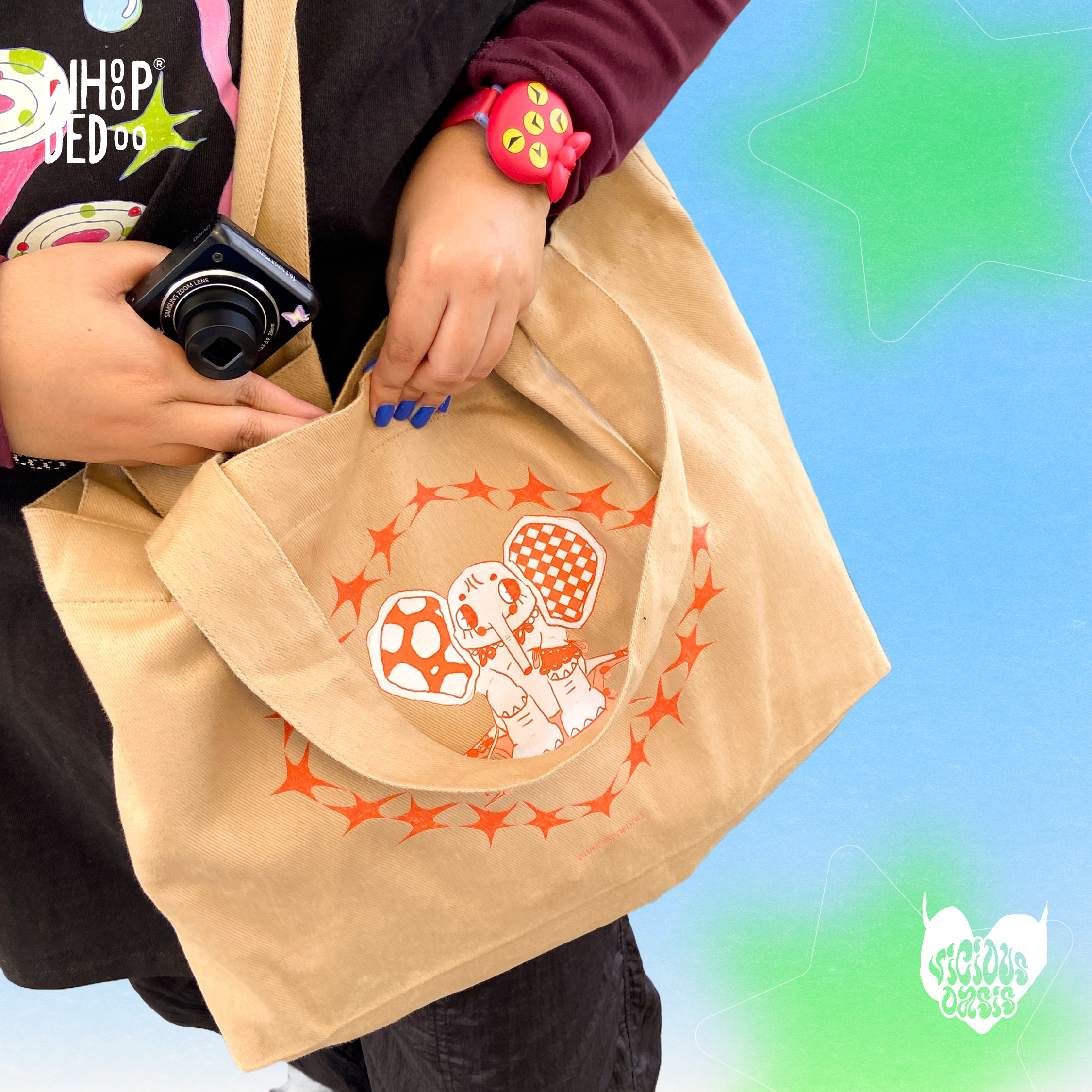 Canvas Shopper Bag - Llapy