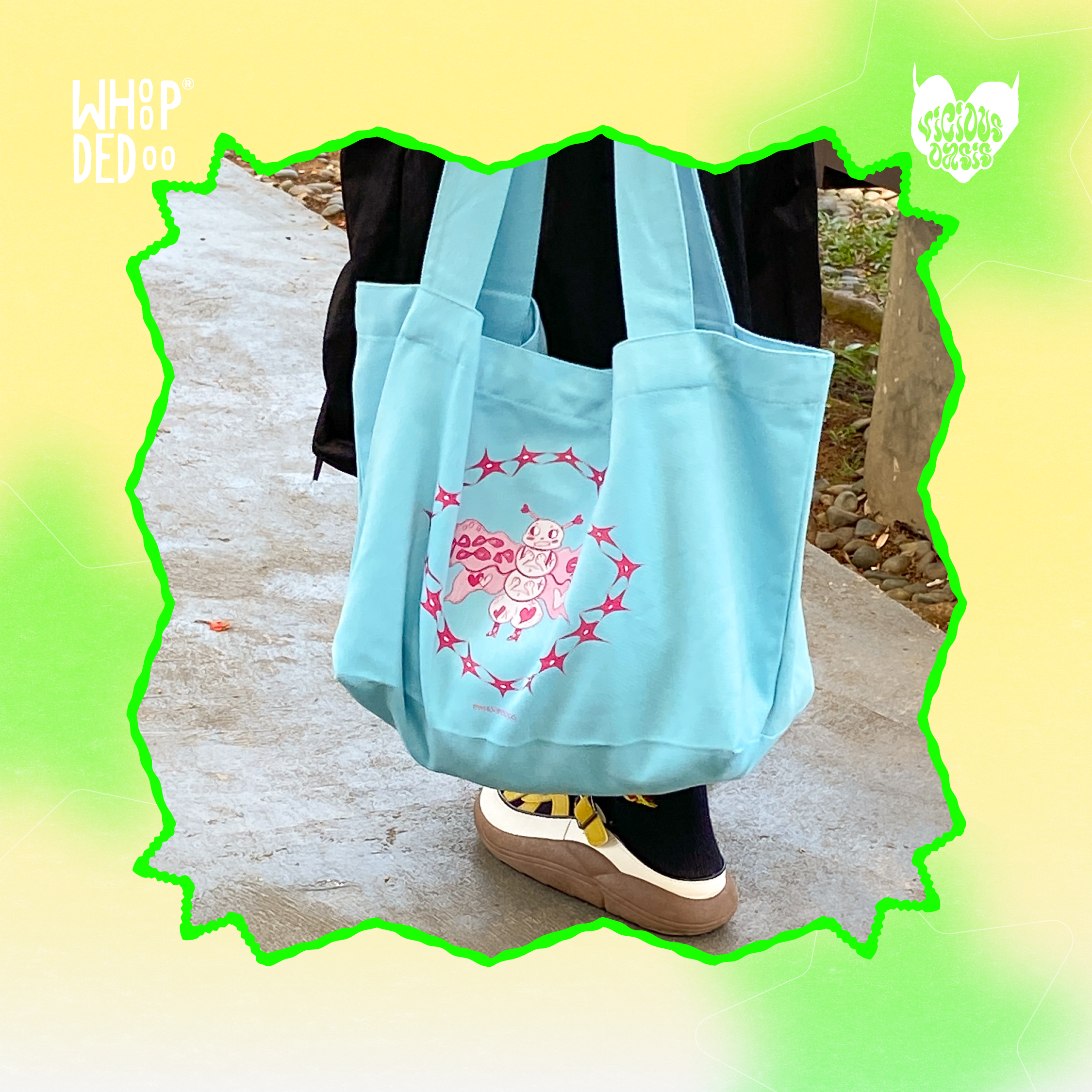 Canvas Shopper Bag - Ribby