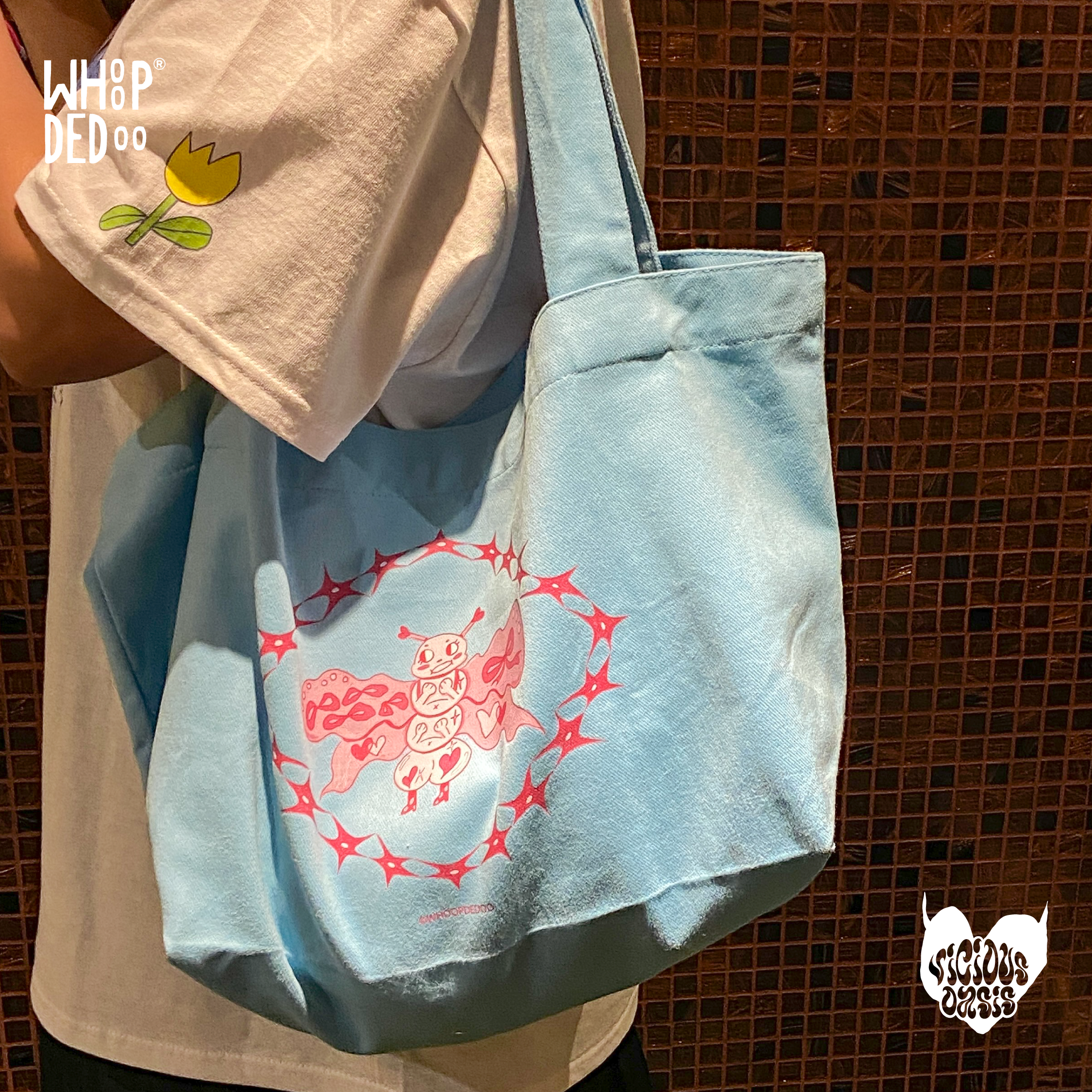 Canvas Shopper Bag - Ribby