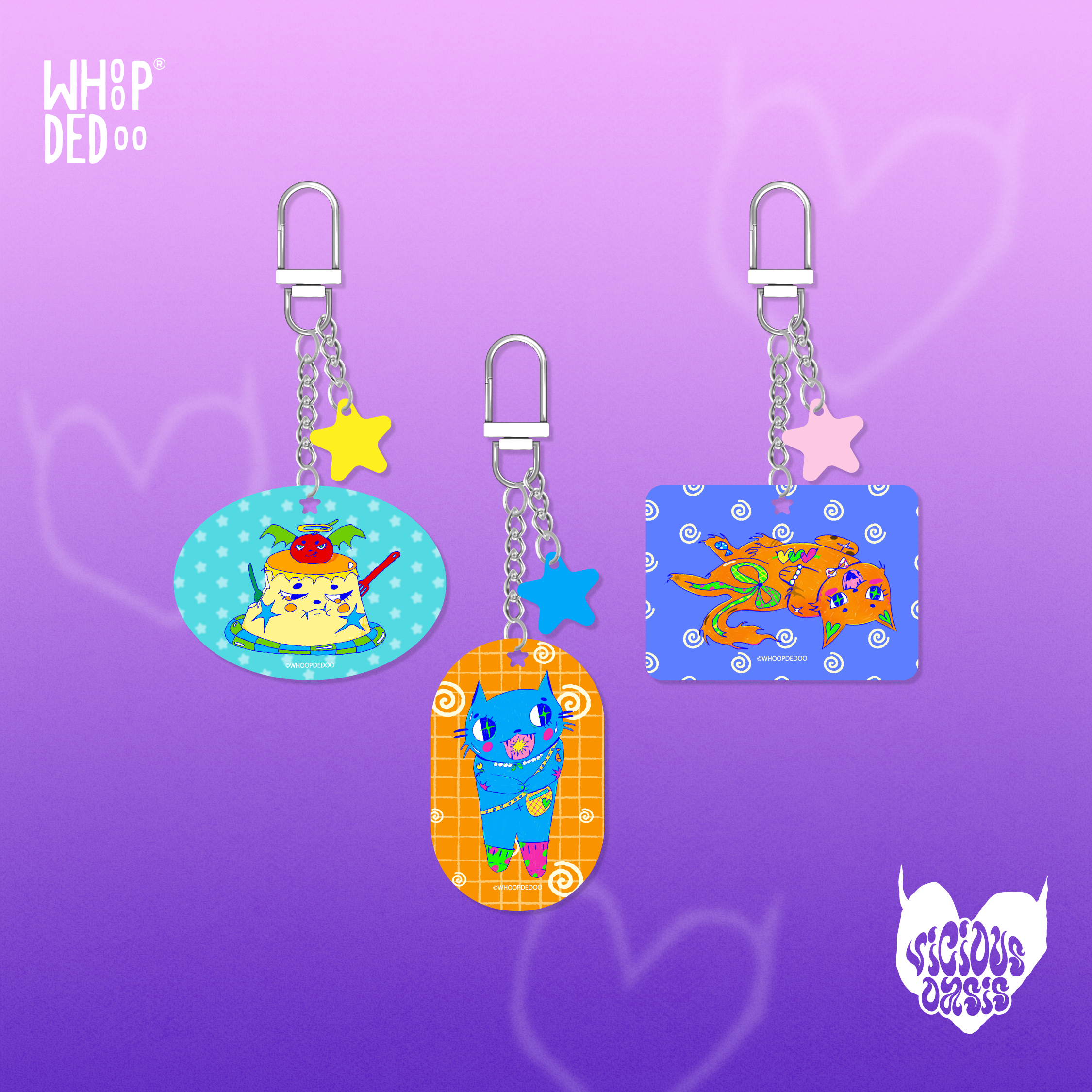 Keychain - Vicious Oasis Creatures