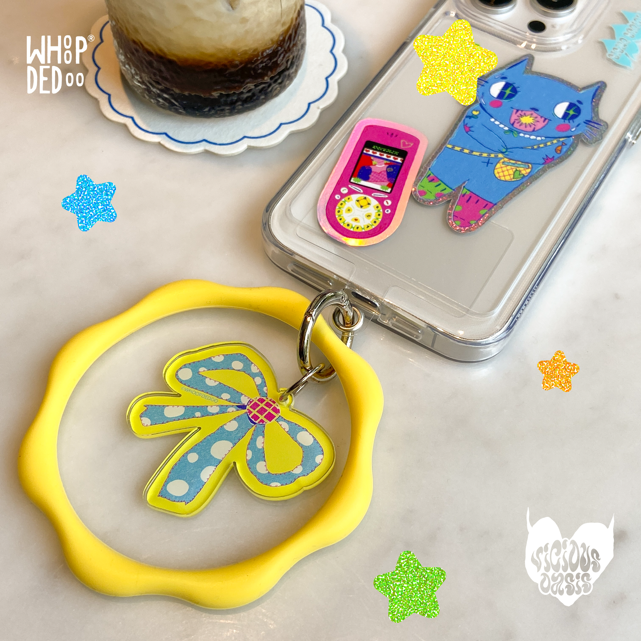 Wristlet Phone Charm - Meadow