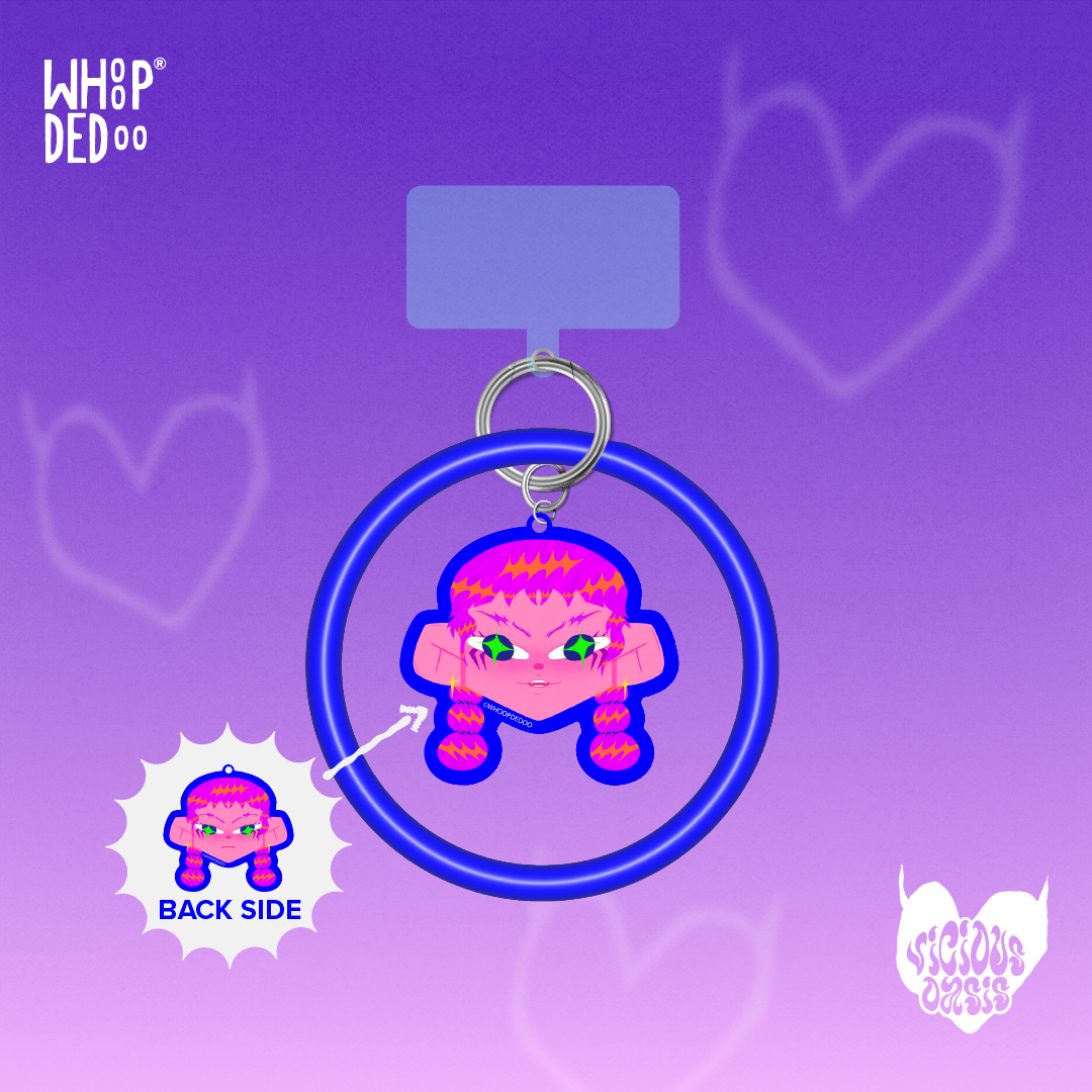 Wristlet Phone Charm - Raven Series