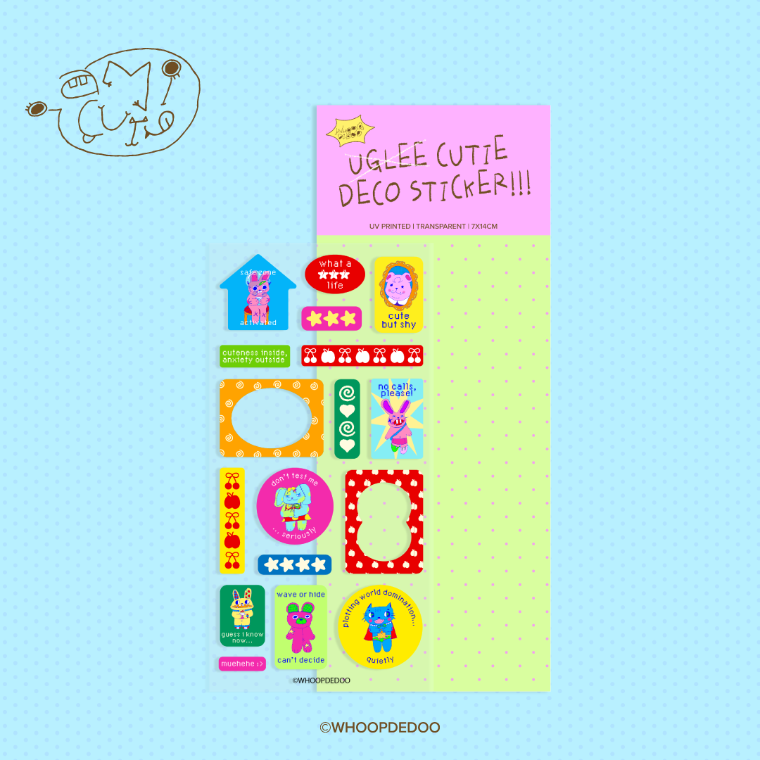 Sticker Sheet - Deco Am I Cute