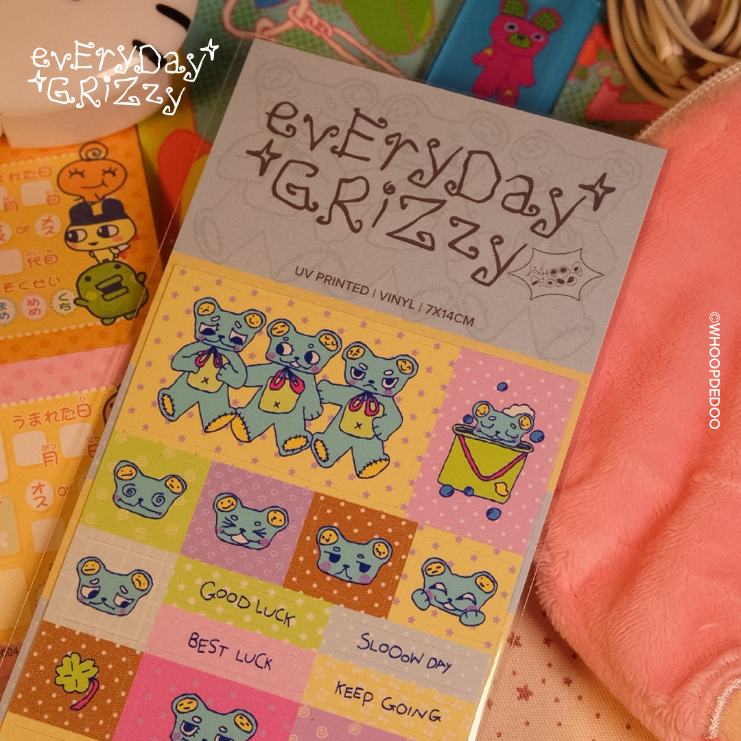 Sticker Sheet - Everyday Grizzy