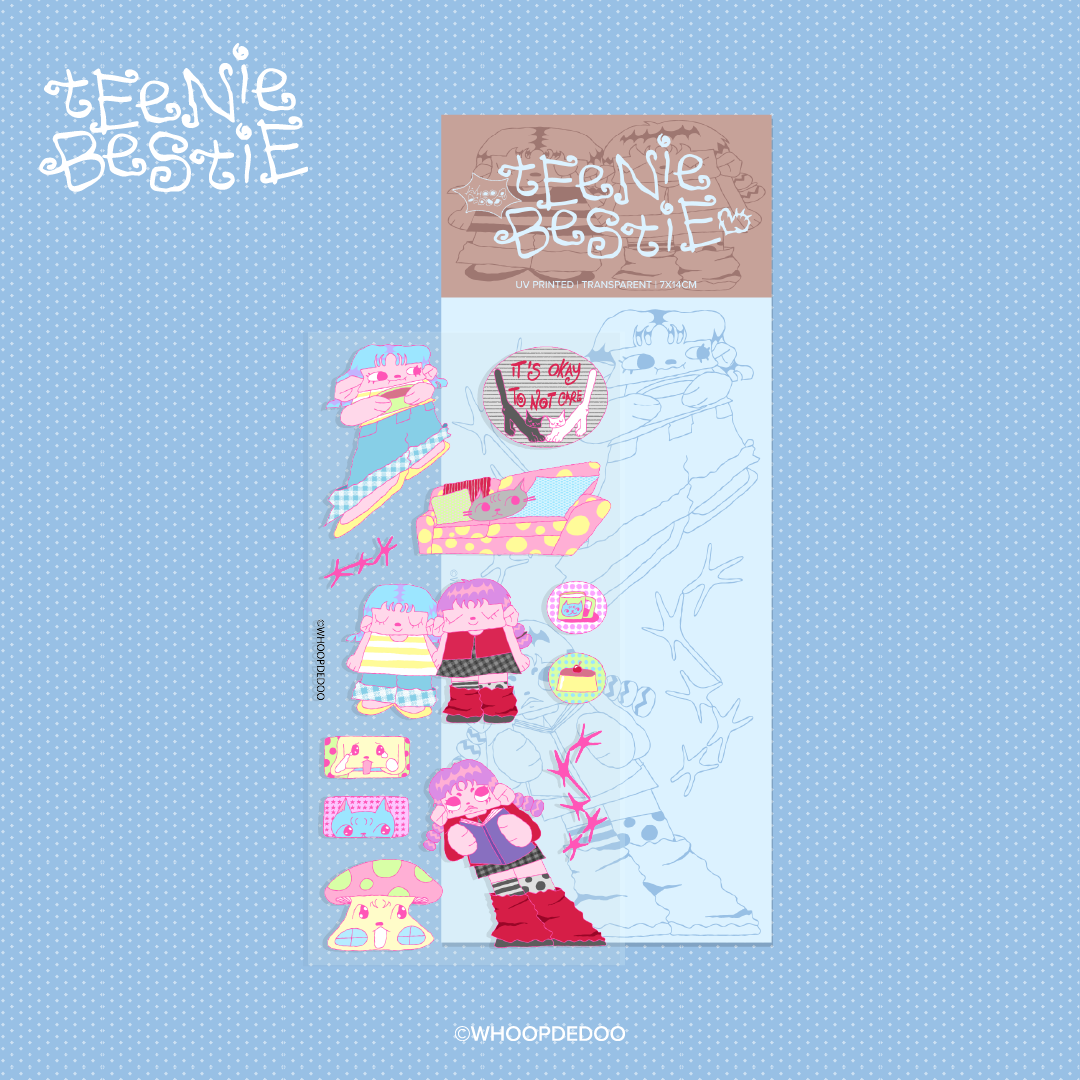 Sticker Sheet - Teenie Bestie