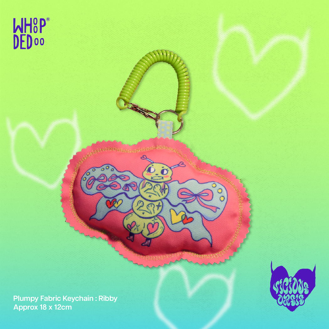 Plumpy Fabric Keychain – Ribby