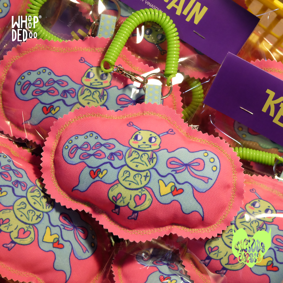 Plumpy Fabric Keychain – Ribby