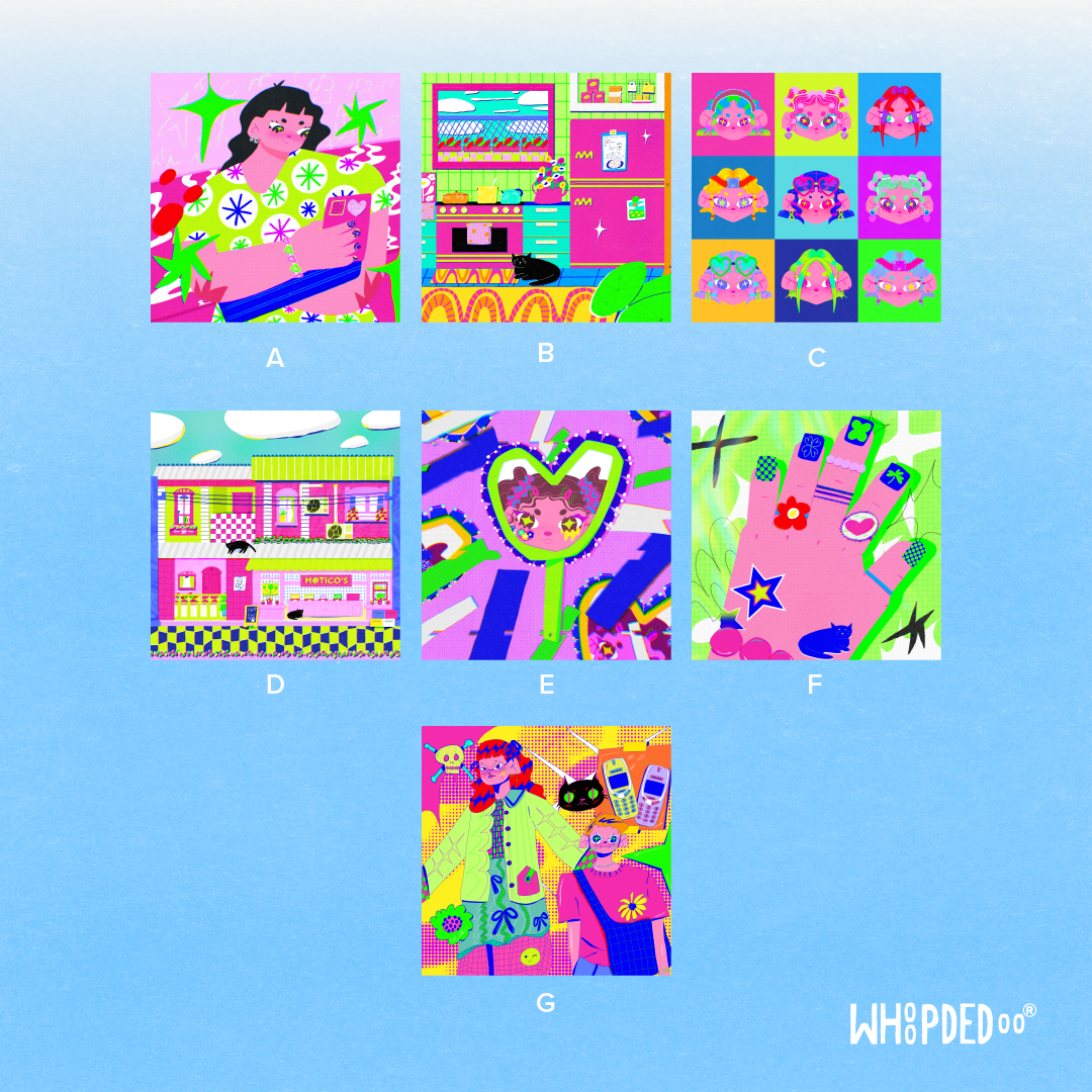 Big Square Print - Assorted