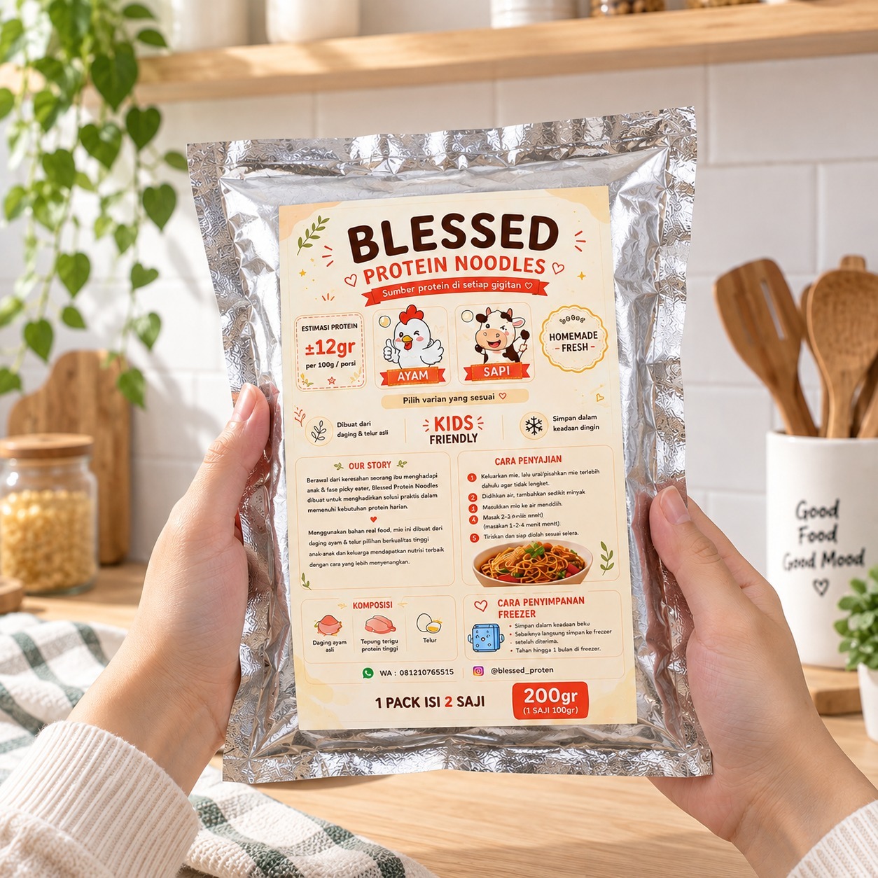 Bundling Blessed Fresh Protein Noodle Chicken 5 Pack
