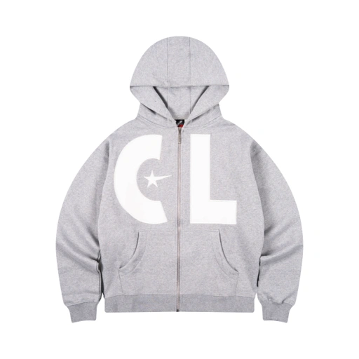 Image of SUPERSTAR ZIP UP HOODIE MISTY