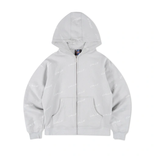 Image of ZIP HOODIE - SILVER PATTERN