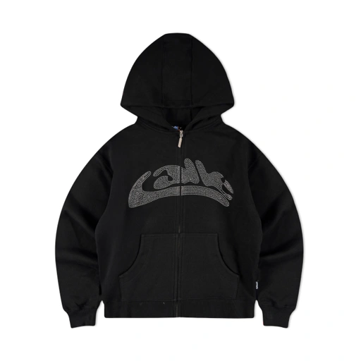 Image of ZIP HOODIE - RHINESTONE