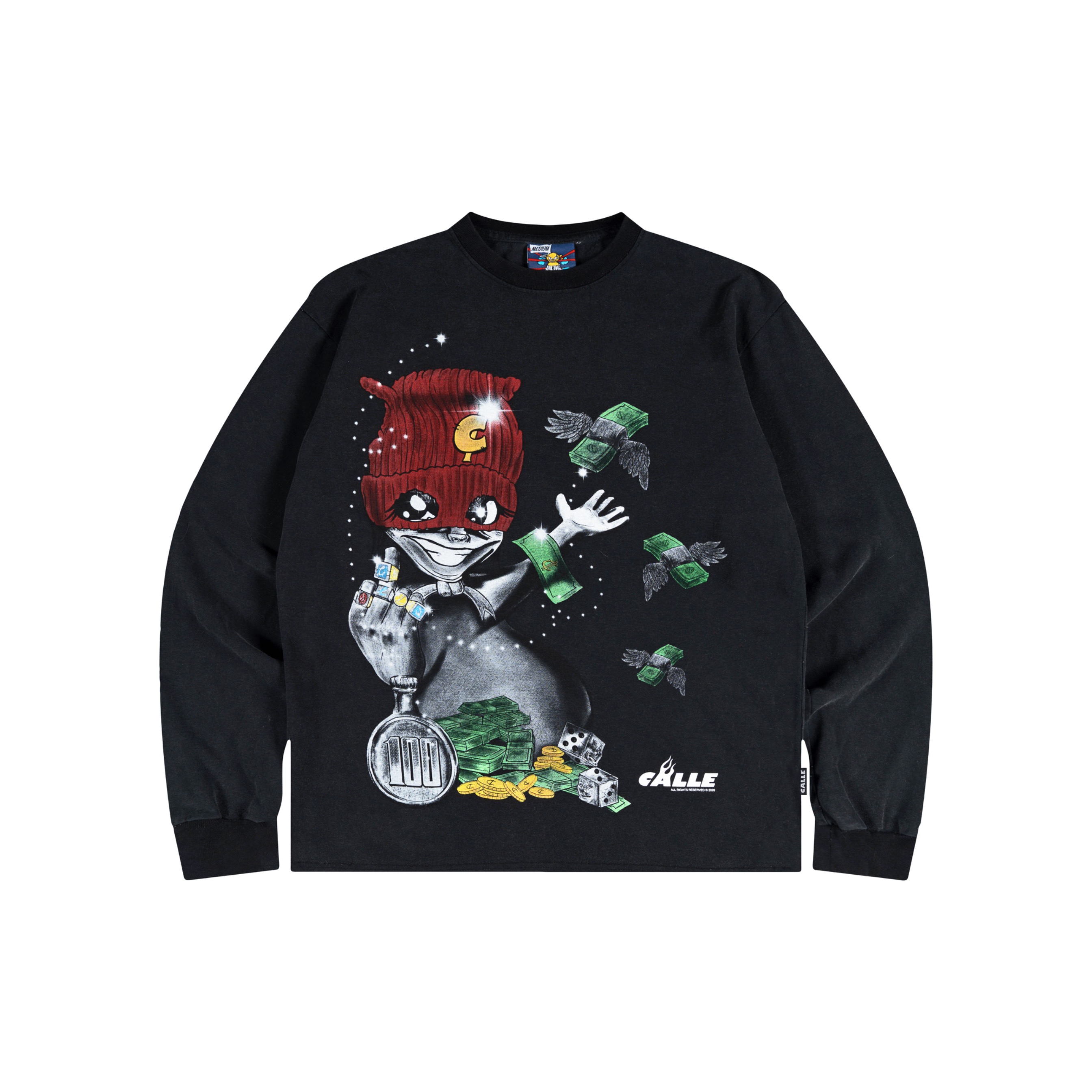 LONGSLEEVE WASHED - MONEY