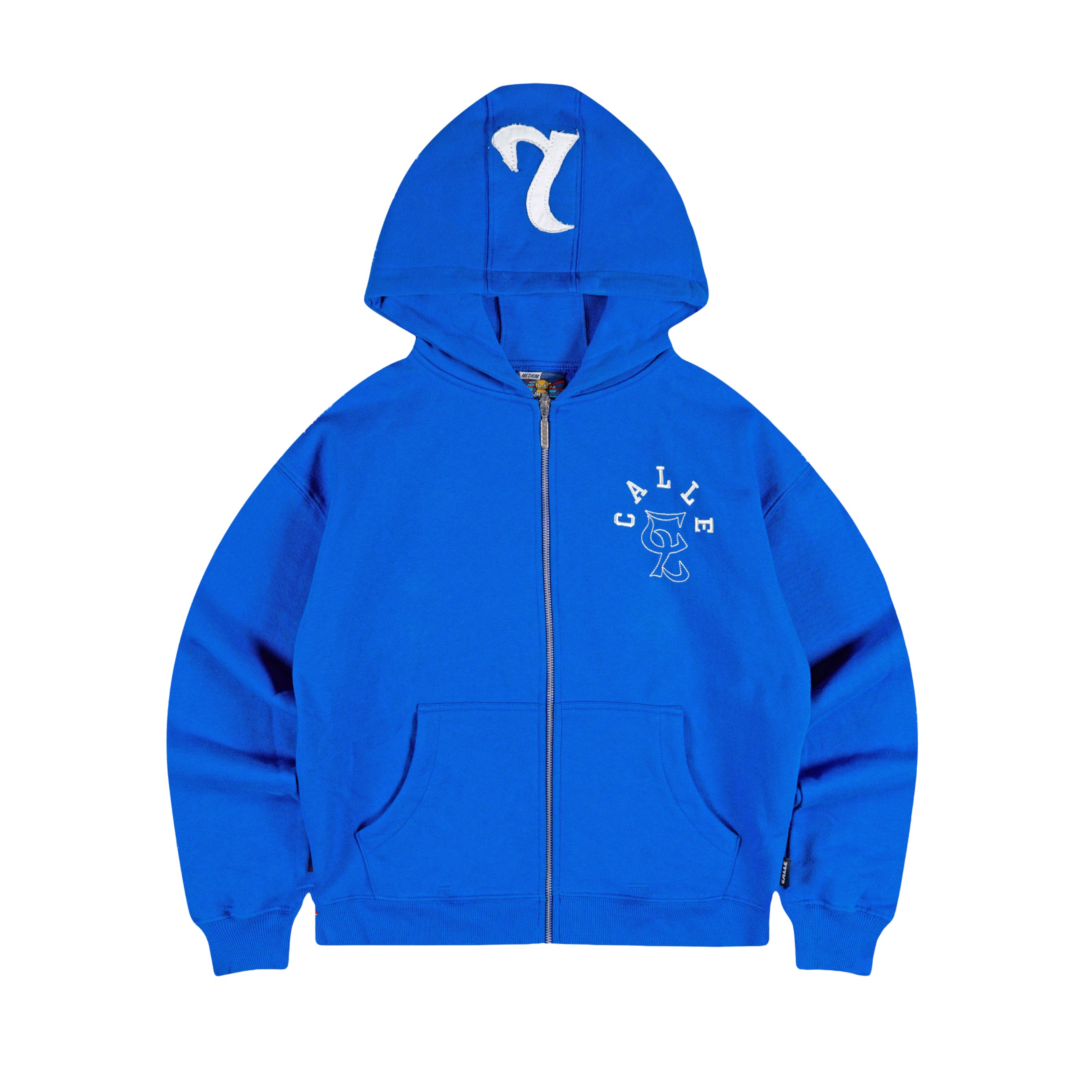 ZIP UP HOODIE - BLUE