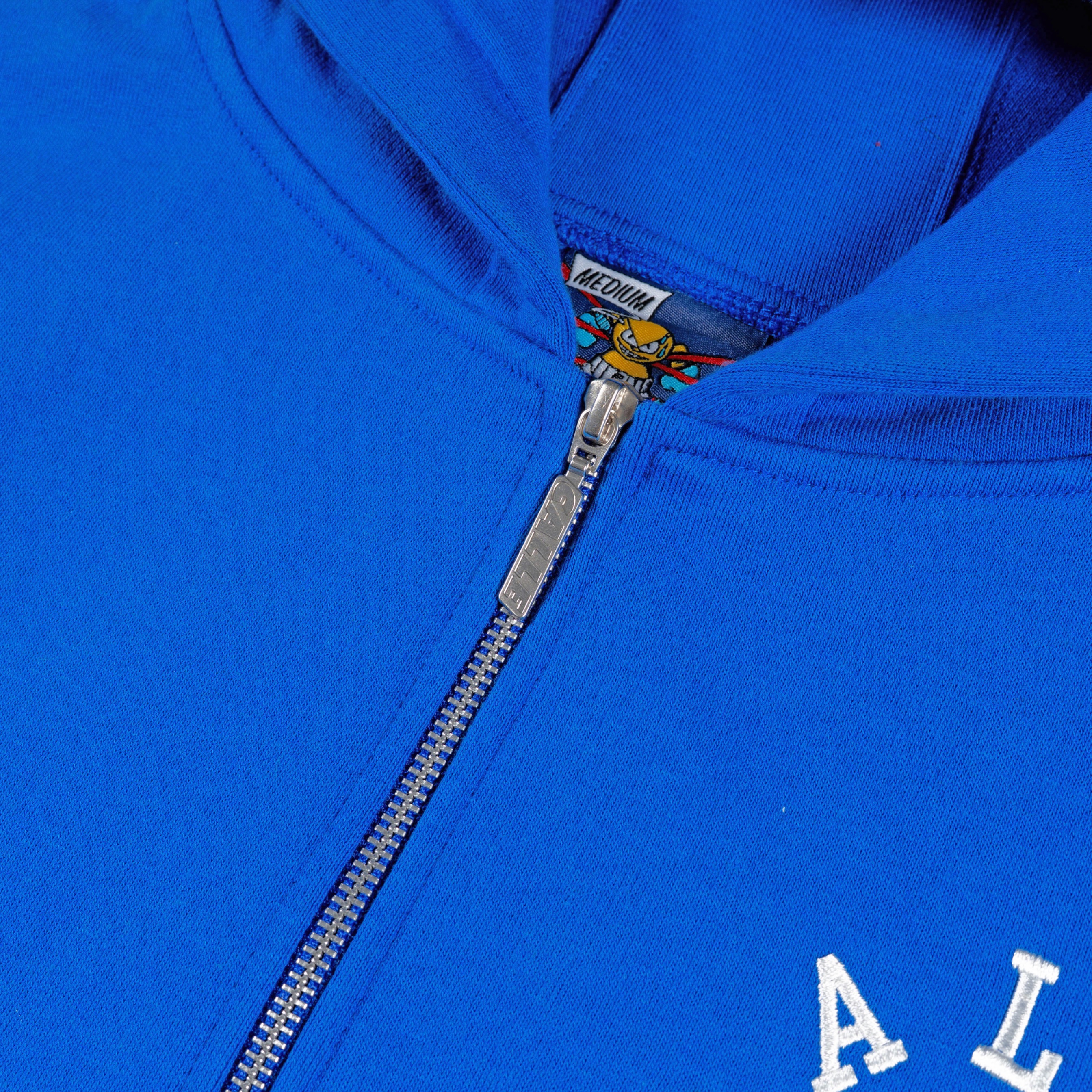 ZIP UP HOODIE - BLUE