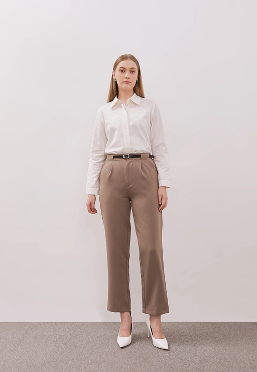 Image of [6 PCS] SIGNATURE BELTED PANTS