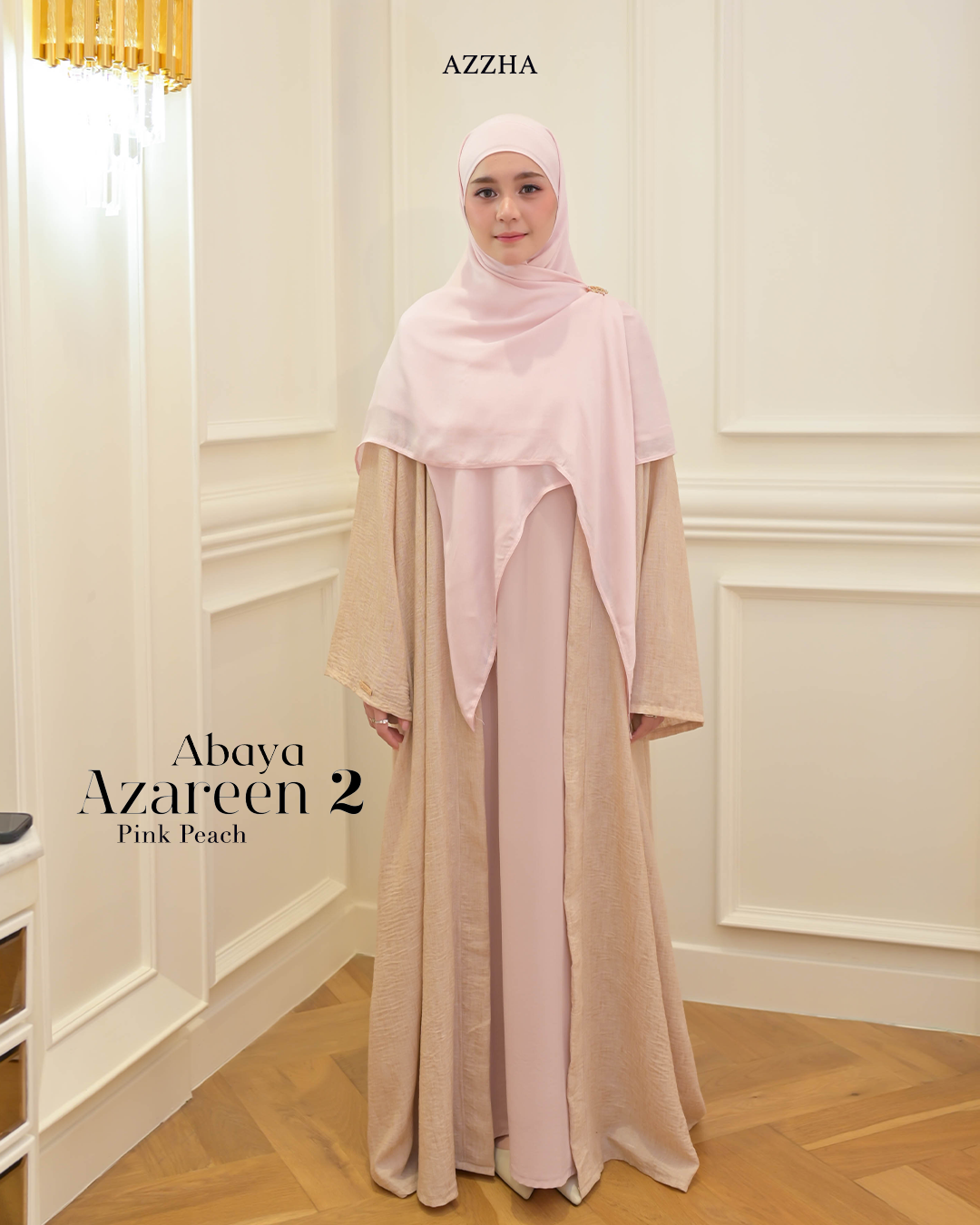Azzha Indonesia - Azareen Abaya Wanita Muslimah Nyaman Lembut dan Mewah Dengan Bahan Marbella anti UV Premium