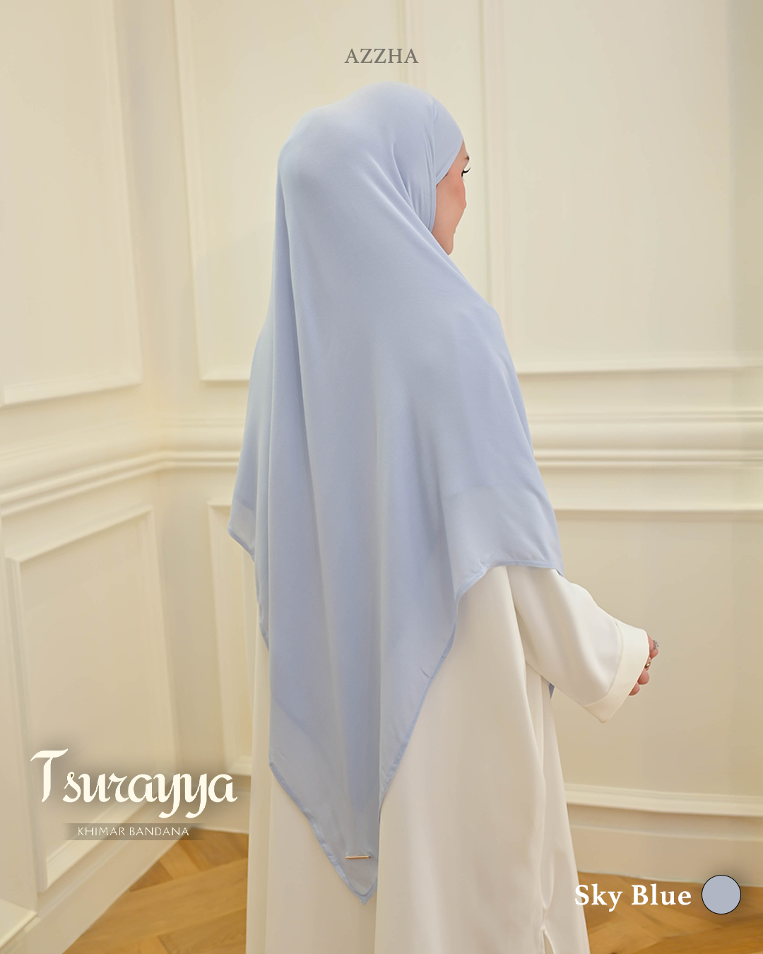 Azzha Indonesia - Tsurayya Kimar Bandana Nyaman Adem dan Lembut dengan Bahan Viscose Premium
