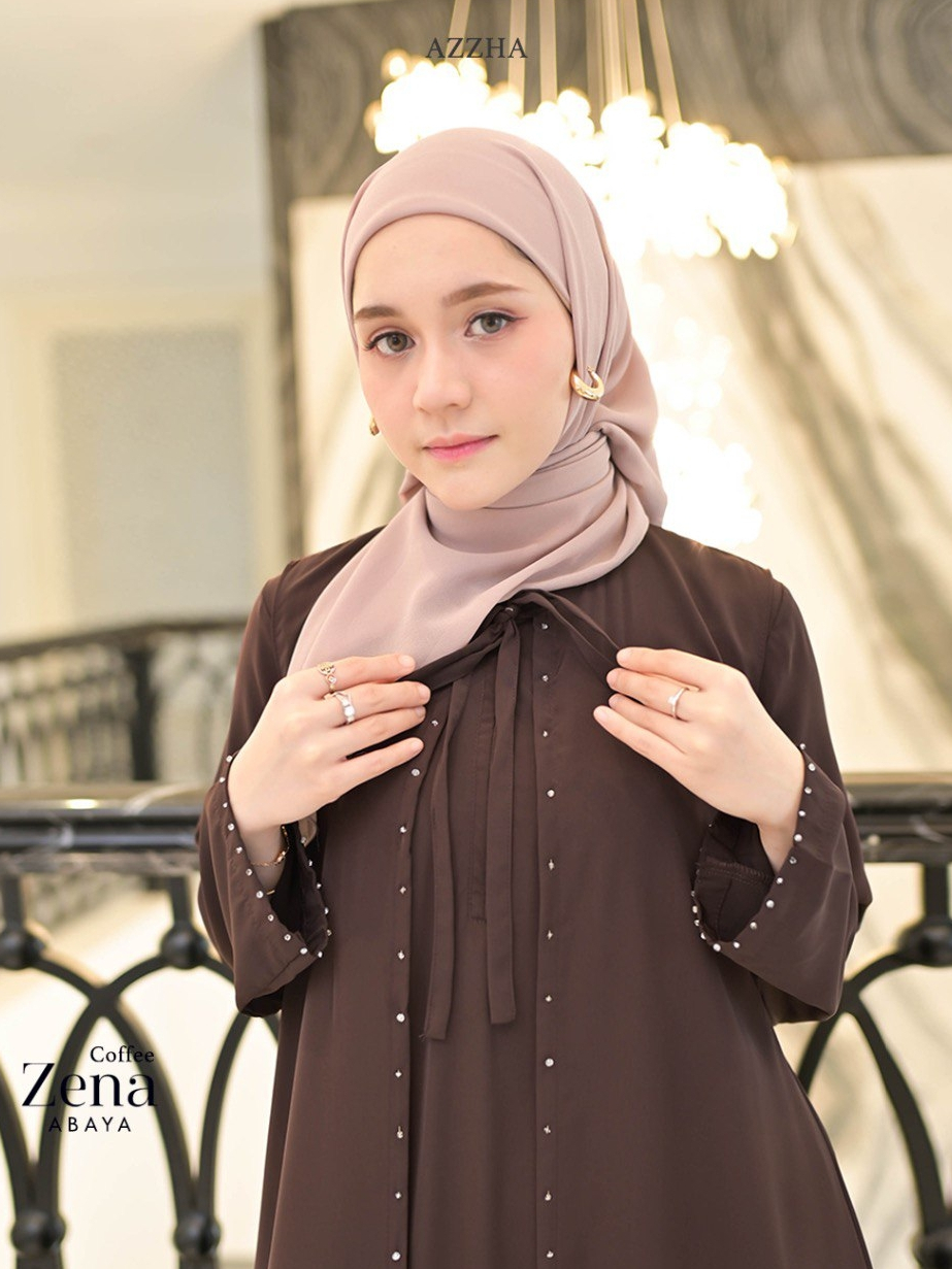 Azzha Indonesia - Zena Abaya Wanita Muslimah Adem Nyaman dan Mewah Dengan Bahan Japan Arabian Premium