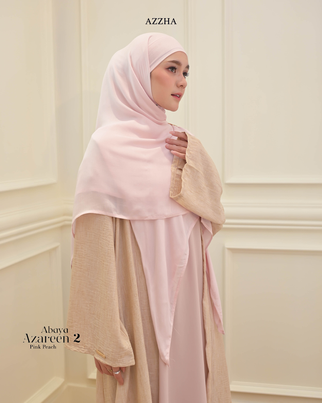 Azzha Indonesia - Azareen Abaya Wanita Muslimah Nyaman Lembut dan Mewah Dengan Bahan Marbella anti UV Premium
