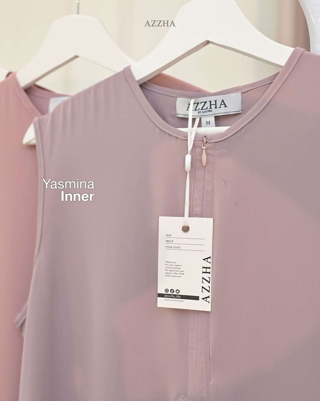 Azzha Indonesia - Yasmina Inner Nyaman Adem dan Lembut Dengan Bahan Marbela Anti UV premium