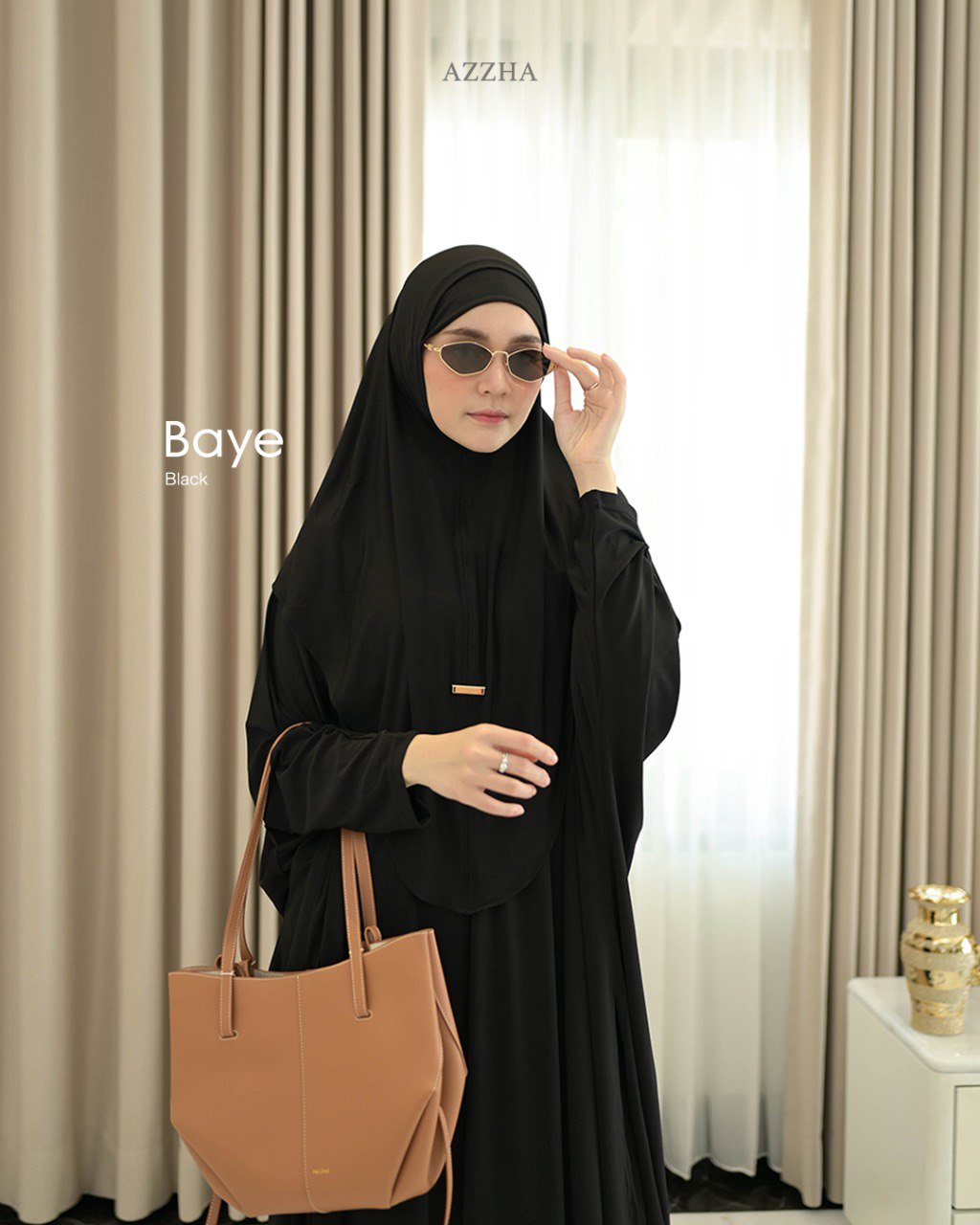 Azzha Indonesia - Baye One Set | Tunik Set Bergo Buy 1 Get 4 Mewah Nyaman Dengan Bahan Jersey Korea Premium