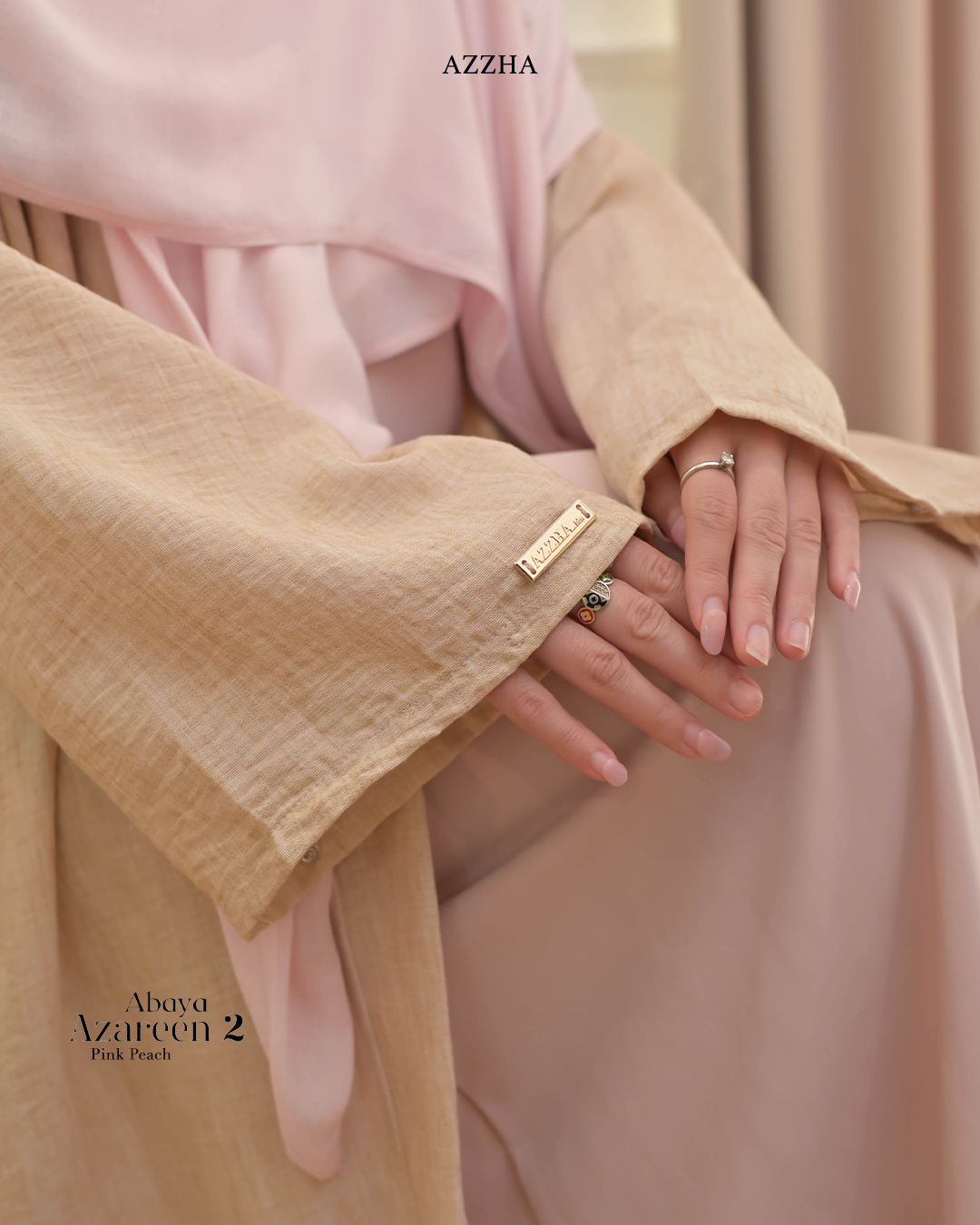 Azzha Indonesia - Azareen Abaya Wanita Muslimah Nyaman Lembut dan Mewah Dengan Bahan Marbella anti UV Premium