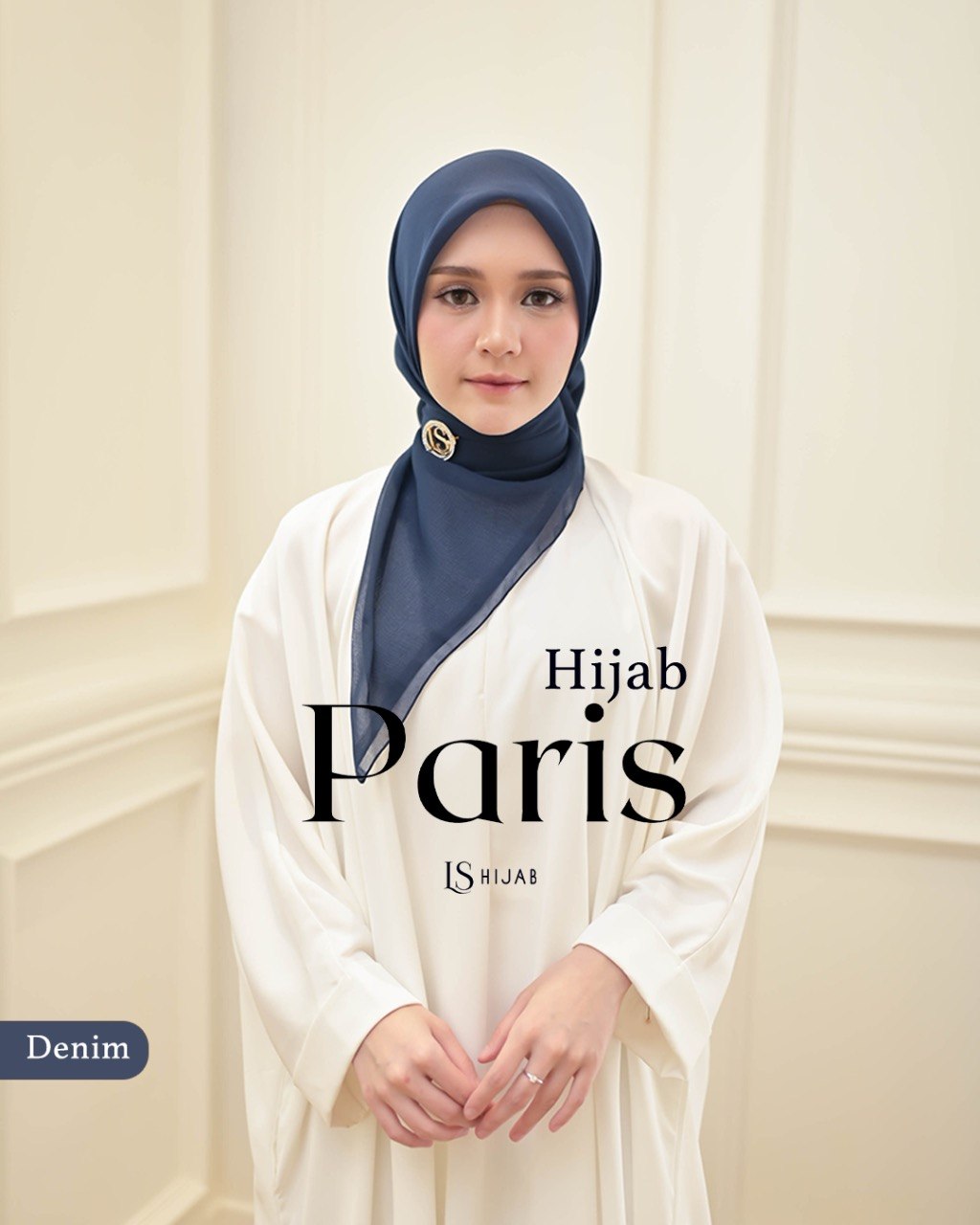 LS Hijab - Hijab Paris Square Polos Nyaman dan Lembut Anti Kusut Dengan Bahan Paris Japan Premium