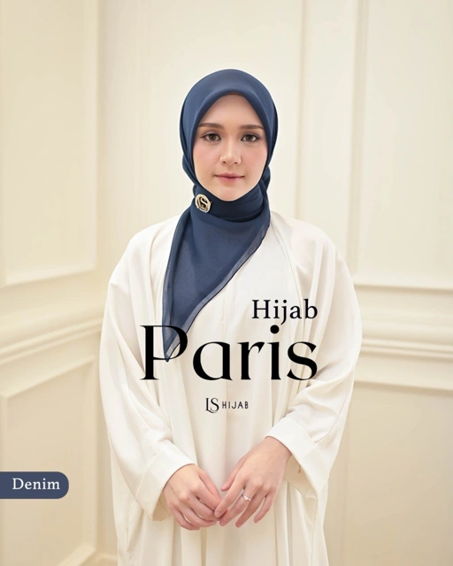 Image of LS Hijab - Hijab Paris Square Polos Nyaman dan Lembut Anti Kusut Dengan Bahan Paris Japan Premium