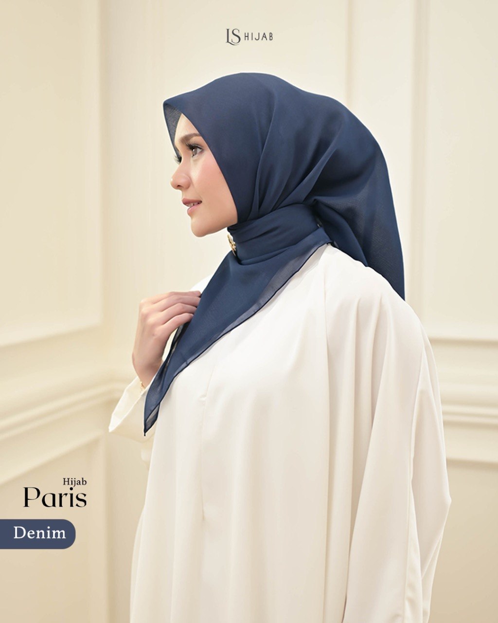 LS Hijab - Hijab Paris Square Polos Nyaman dan Lembut Anti Kusut Dengan Bahan Paris Japan Premium