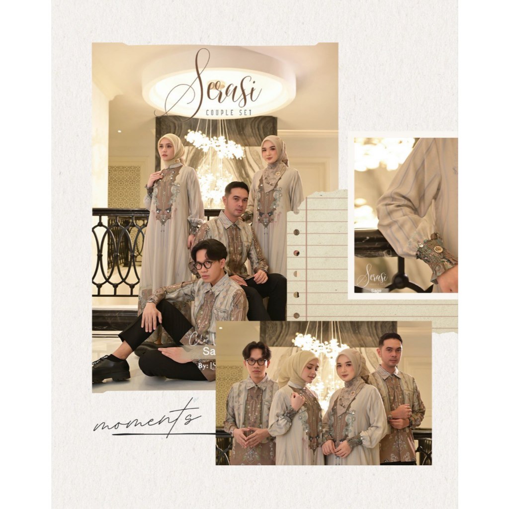 LS Hijab - Serasi Gamis Sarimbit Wanita Muslimah Dengan Bahan Sifon Sutra Silk Premium Nyaman dan Mewah