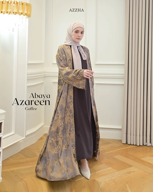 Image of Azzha Indonesia - Azareen Abaya Wanita Muslimah Nyaman Lembut dan Mewah Dengan Bahan Marbella anti UV Premium