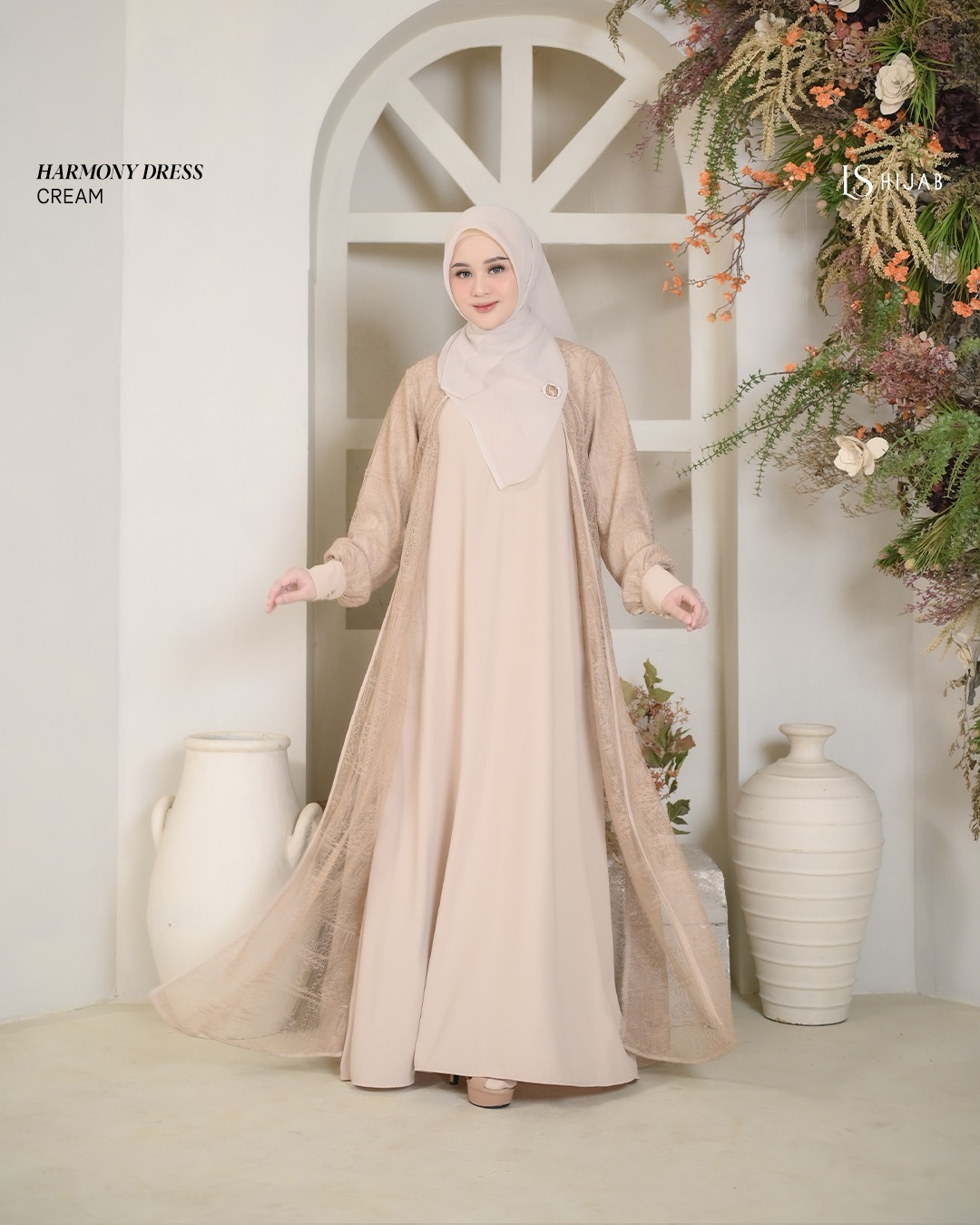 Harmony Dress - Cream