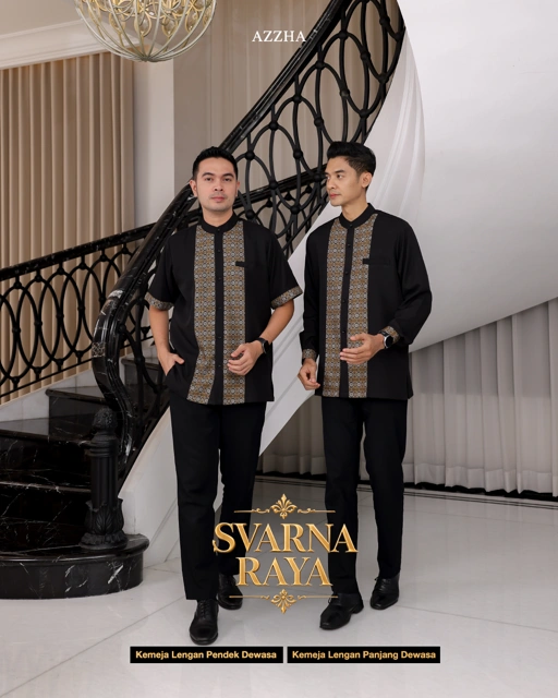 Azzha Indonesia| PRE-ORDER Svarna Raya Koko Dewasa Sarimbit Collection Lebaran 2027