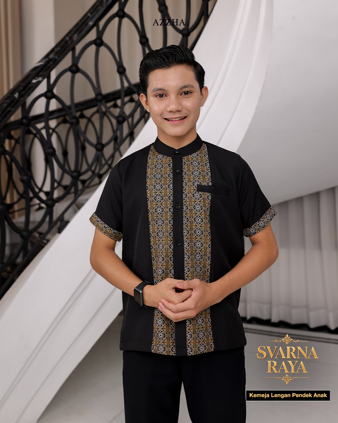 Azzha Indonesia| PRE-ORDER Svarna Raya Koko Anak Sarimbit Collection Lebaran 2027