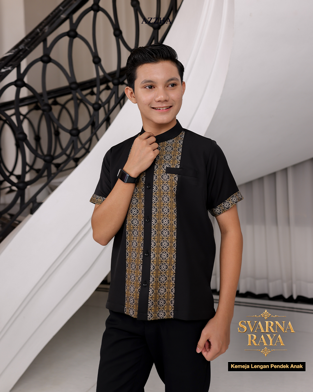 Azzha Indonesia| PRE-ORDER Svarna Raya Koko Anak Sarimbit Collection Lebaran 2027