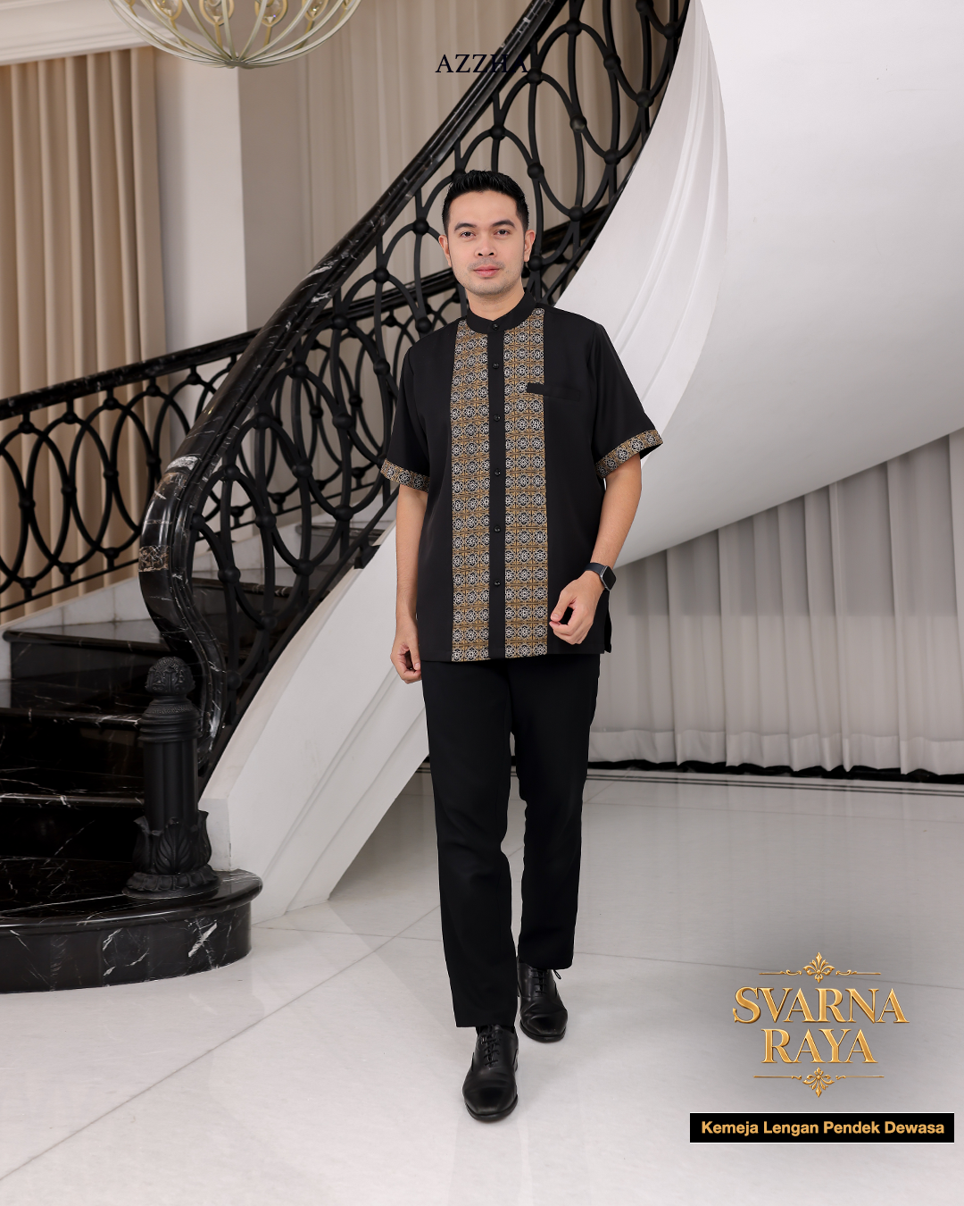 Azzha Indonesia| PRE-ORDER Svarna Raya Koko Dewasa Sarimbit Collection Lebaran 2027