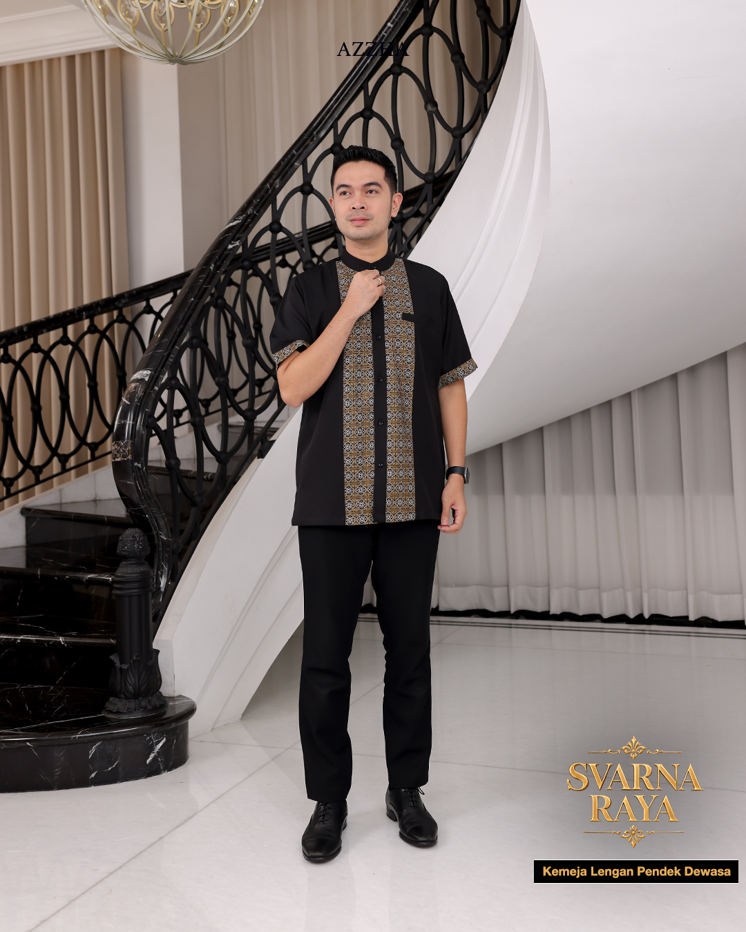 Azzha Indonesia| PRE-ORDER Svarna Raya Koko Dewasa Sarimbit Collection Lebaran 2027