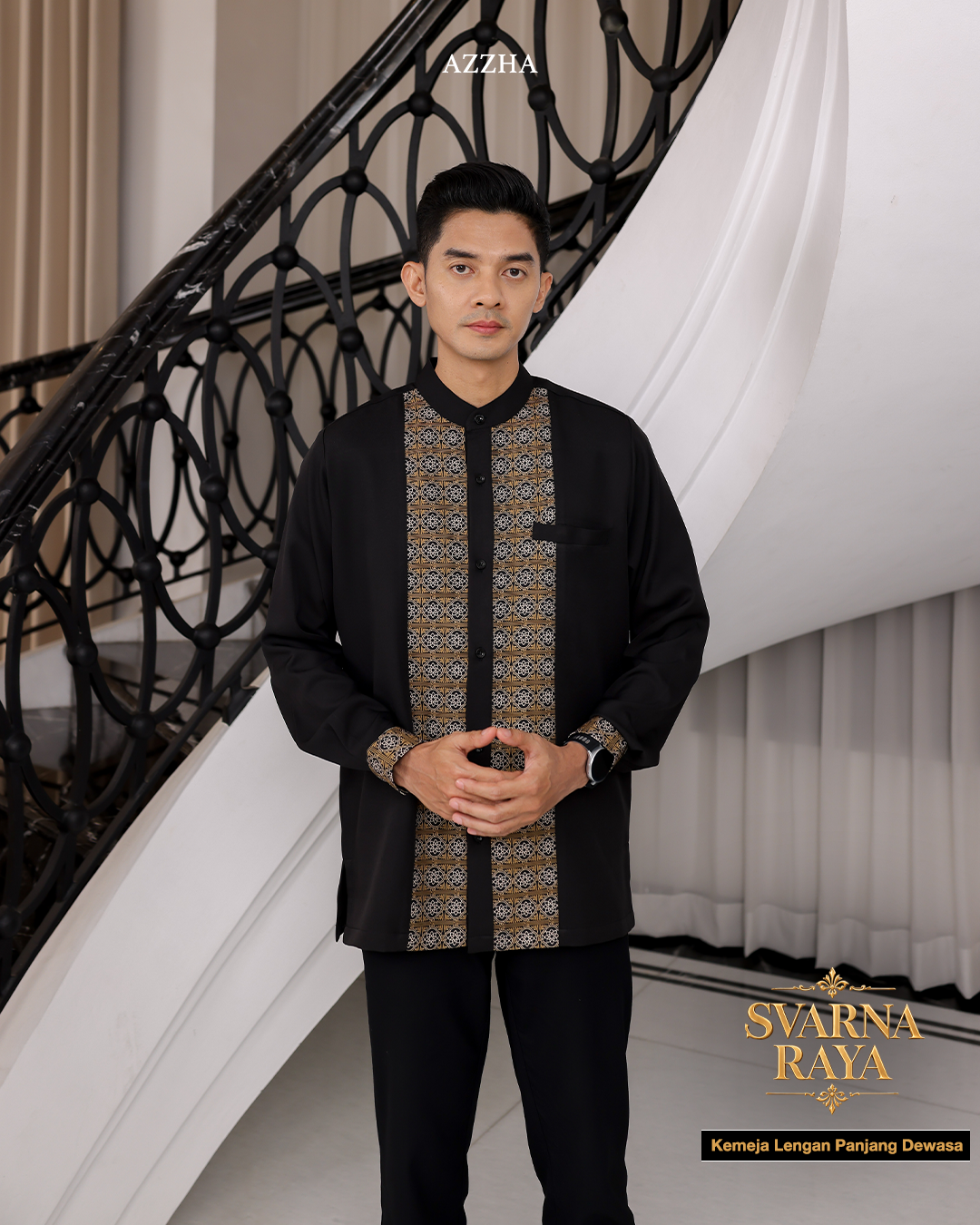 Azzha Indonesia| PRE-ORDER Svarna Raya Koko Dewasa Sarimbit Collection Lebaran 2027