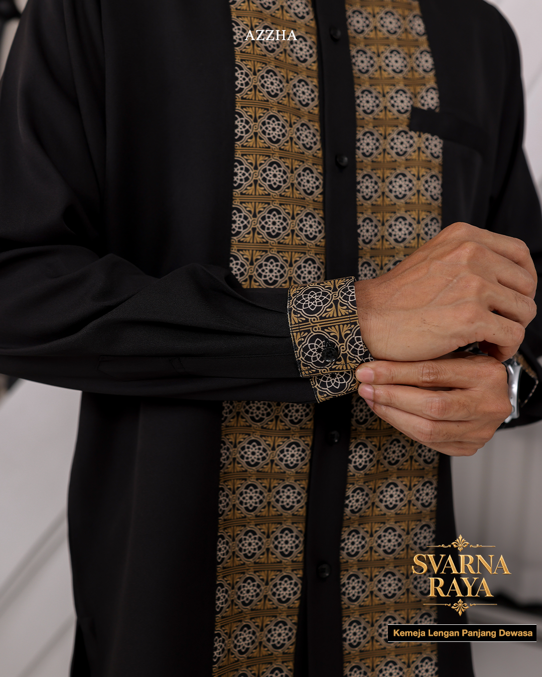 Azzha Indonesia| PRE-ORDER Svarna Raya Koko Dewasa Sarimbit Collection Lebaran 2027