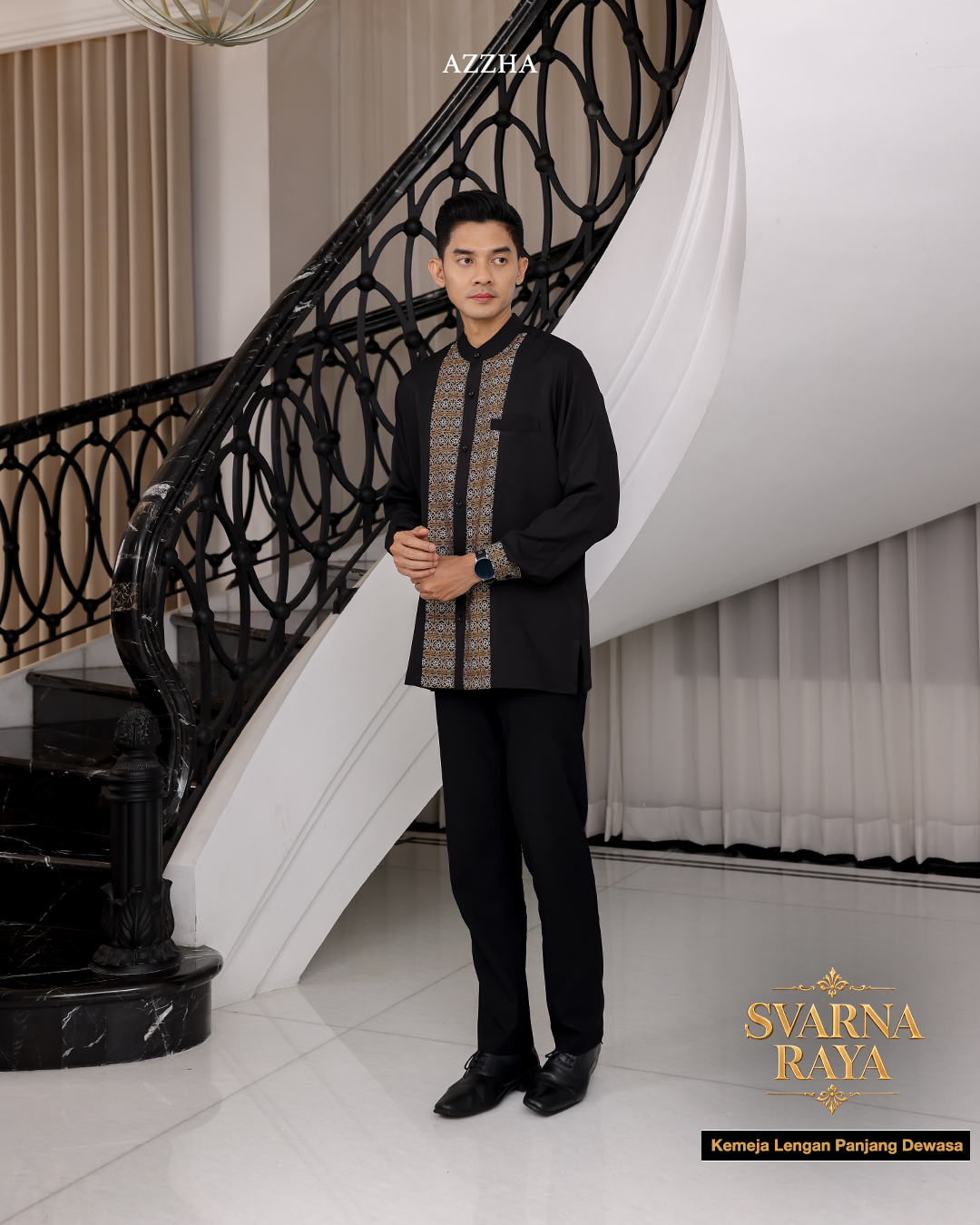 Azzha Indonesia| PRE-ORDER Svarna Raya Koko Dewasa Sarimbit Collection Lebaran 2027
