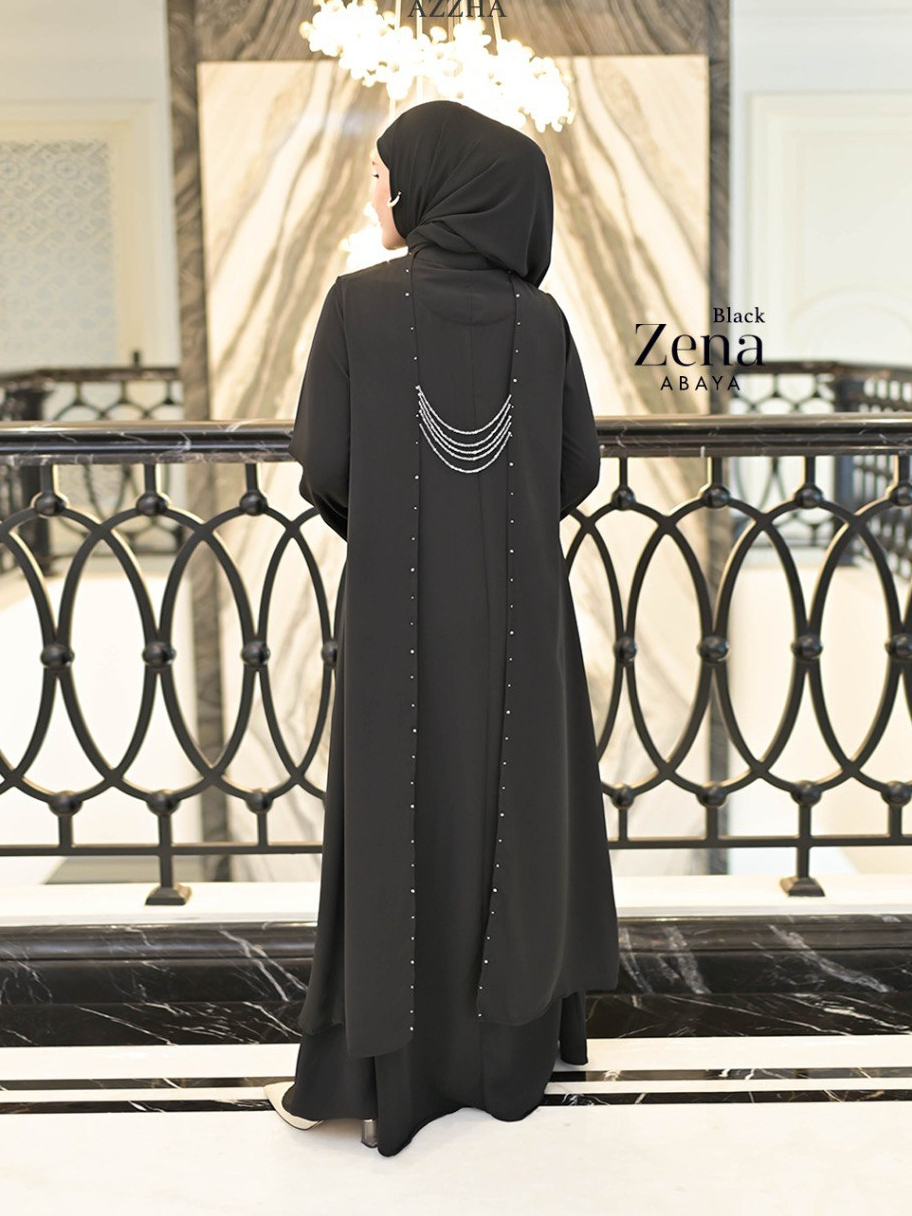 Azzha Indonesia - Zena Abaya Wanita Muslimah Adem Nyaman dan Mewah Dengan Bahan Japan Arabian Premium