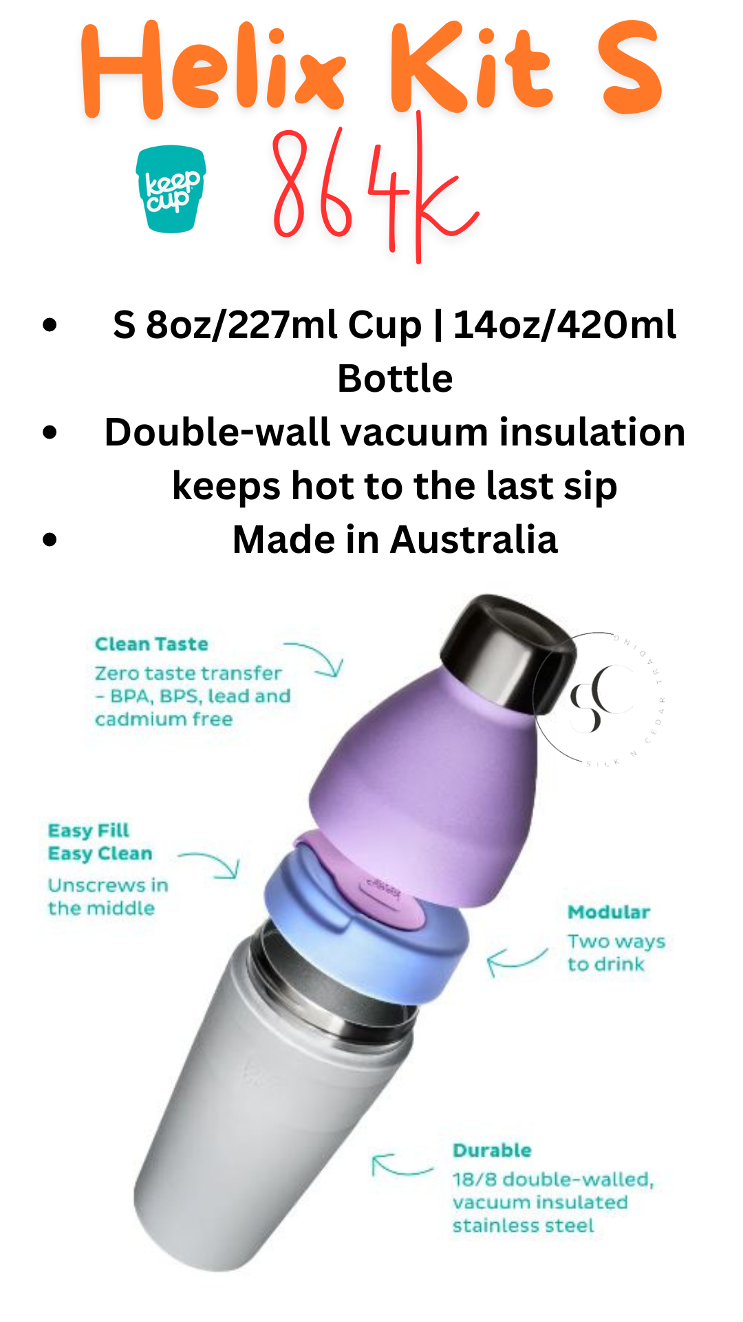 Keepcup Australian Tumblers