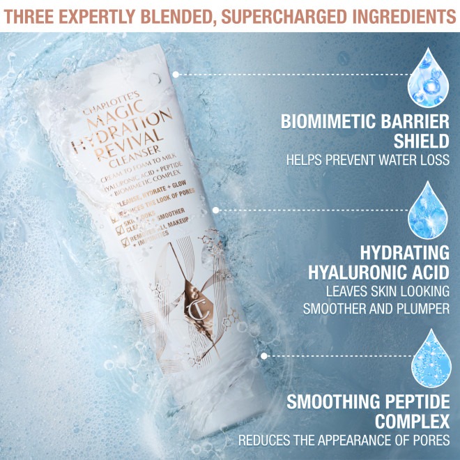 Charlotte's Tilbury MAGIC HYDRATION REVIVAL CLEANSER
